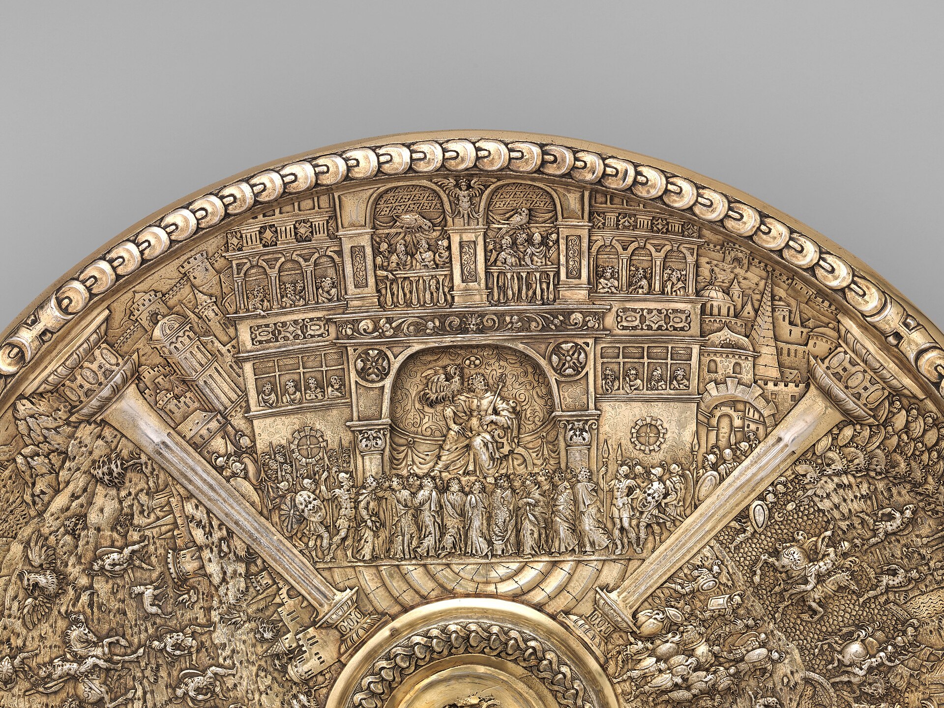 Vitellius dish, one of the four scenes