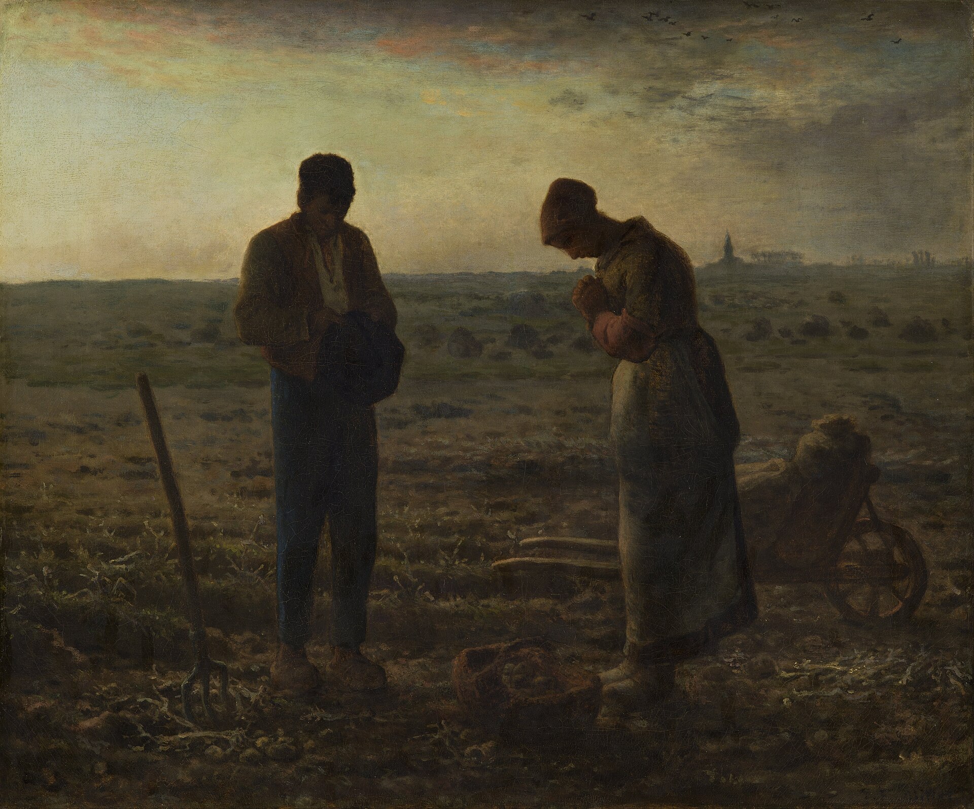 Jean-Francois Millet, L'Angelus, painted between 1857 and 1859, oil on canvas, 55.5 by 66 cm. Musee d'Orsay, Paris, RF 1877, accepted by the French state in 1910 as the bequest of Alfred Chauchard, attributed to the Louvre and assigned to the Orsay in 1986. This is the picture the French resale right was argued from, and the museum's own record carries the chain that made the argument. It was commissioned about 1857 by the Boston collector Thomas Gold Appleton, who never took delivery, and Millet is reported to have let it go for 1,000 francs; it was in the Papeleu collection by 1860; Paul Durand-Ruel bought it from Emile Gavet on 3 February 1872 for 30,000 francs and sold it on to Gauchez five months later for 38,000; and out of the Secretan collection it was sold at the Secretan sale at the galerie Sedelmeyer, Paris, on 1 July 1889 as lot 63, at 553,000 francs, after a contested bidding in which Antonin Proust acted to hold the picture for the Louvre. The Orsay's record gives the American Art Association of New York as the owner out of that sale, and Alfred Chauchard bought it back the following year at a figure reported variously as 750,000 and 800,000 francs. Millet had been dead fourteen years by the 1889 sale, and not one of those sums reached him or his estate. That is the case France legislated from in the law of 20 May 1920, which created the droit de suite and is the direct ancestor of Directive 2001/84/EC set out in this article. The story is usually retold through Jean-Louis Forain's caricature of an artist's ragged children before their father's picture in the saleroom, and through accounts of Millet's family living in poverty; those accounts are anecdote and are recorded here as such, and tellings of them differ. The legislative response is not anecdote. Read the article's arithmetic against this provenance and the point sharpens. The right the case produced is capped at 12,500, the cap binds at a sale price of exactly two million, and above that figure the royalty is fixed whatever the price, so the instrument is at its weakest at exactly the altitude where the gap it was built to answer is widest.