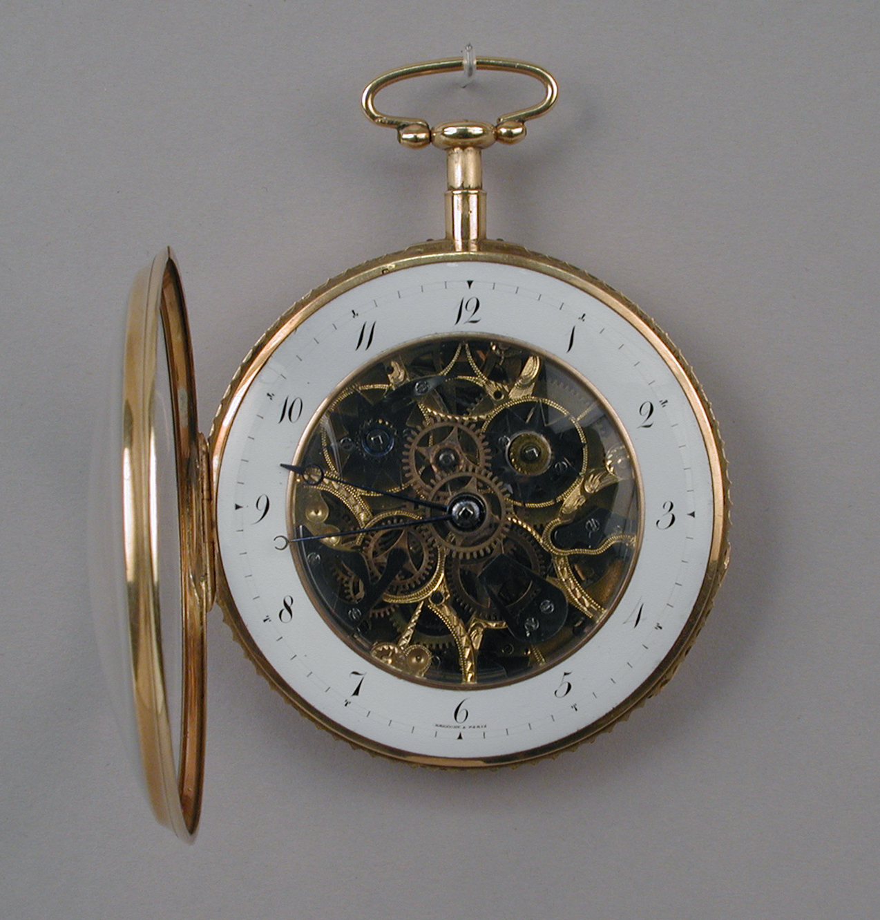 A skeleton watch signed Breguet, made in Switzerland
