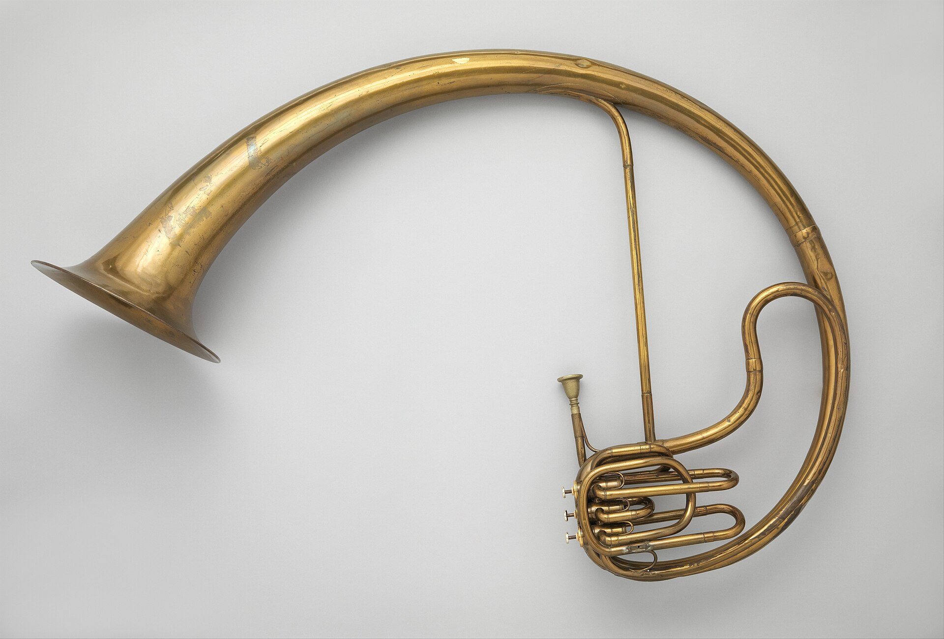 Bass saxtuba in E-flat, 1855