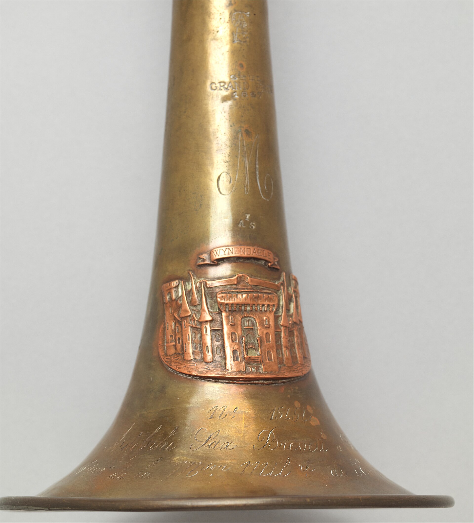 Fanfare trumpet in E-flat, 1856