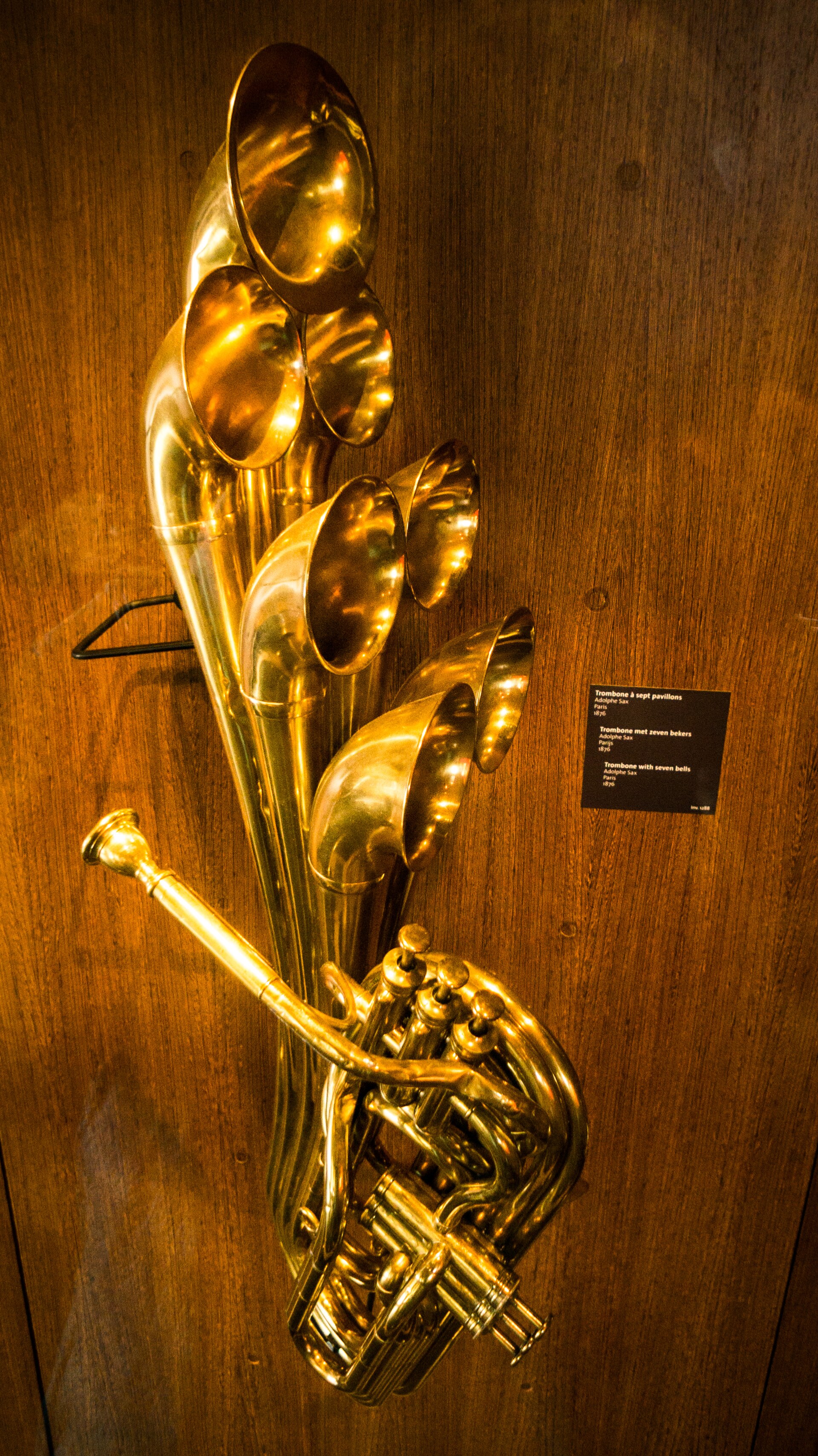 Trombone with seven bells, 1876
