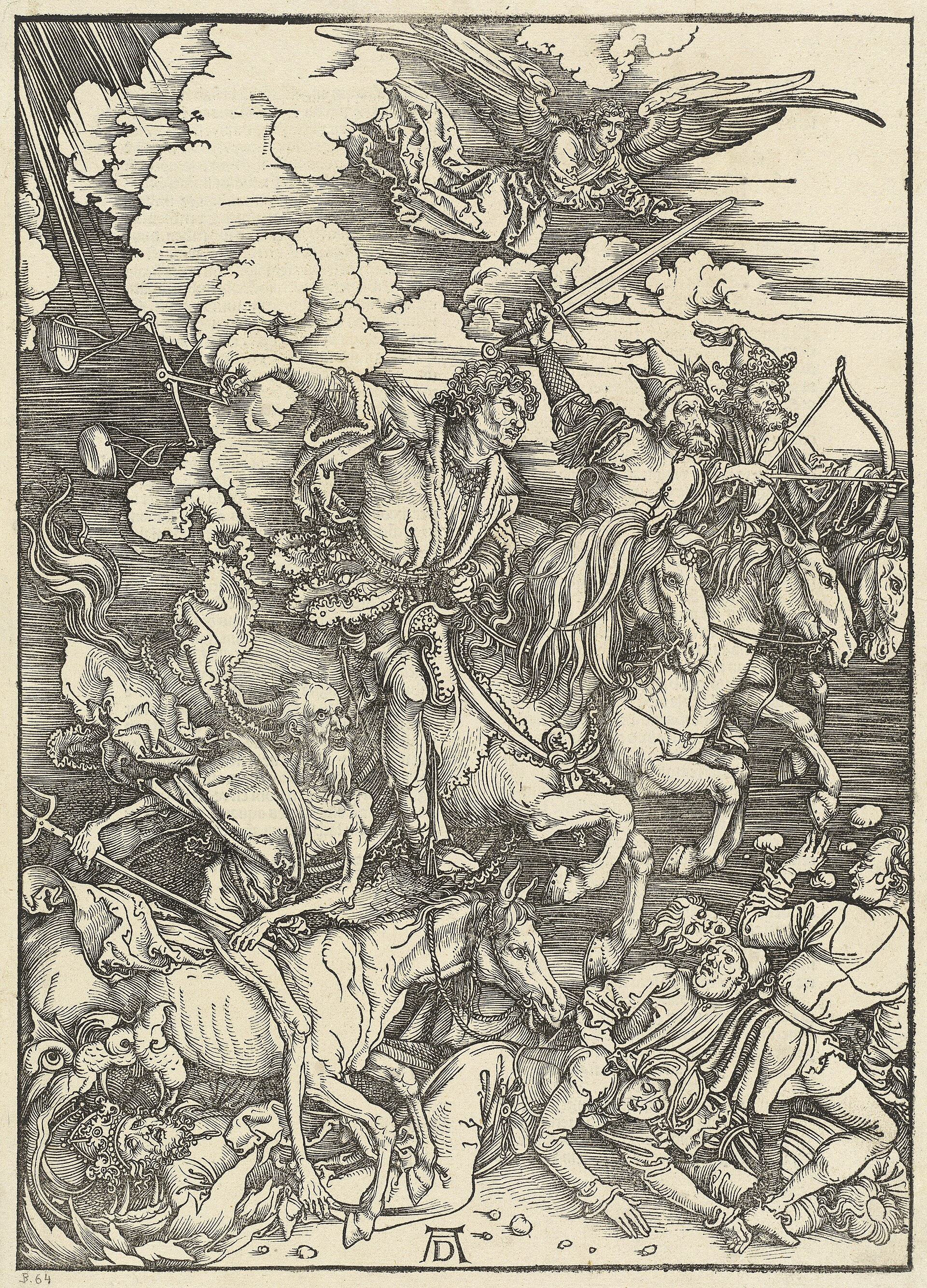 The Four Horsemen, from the Apocalypse, 1498