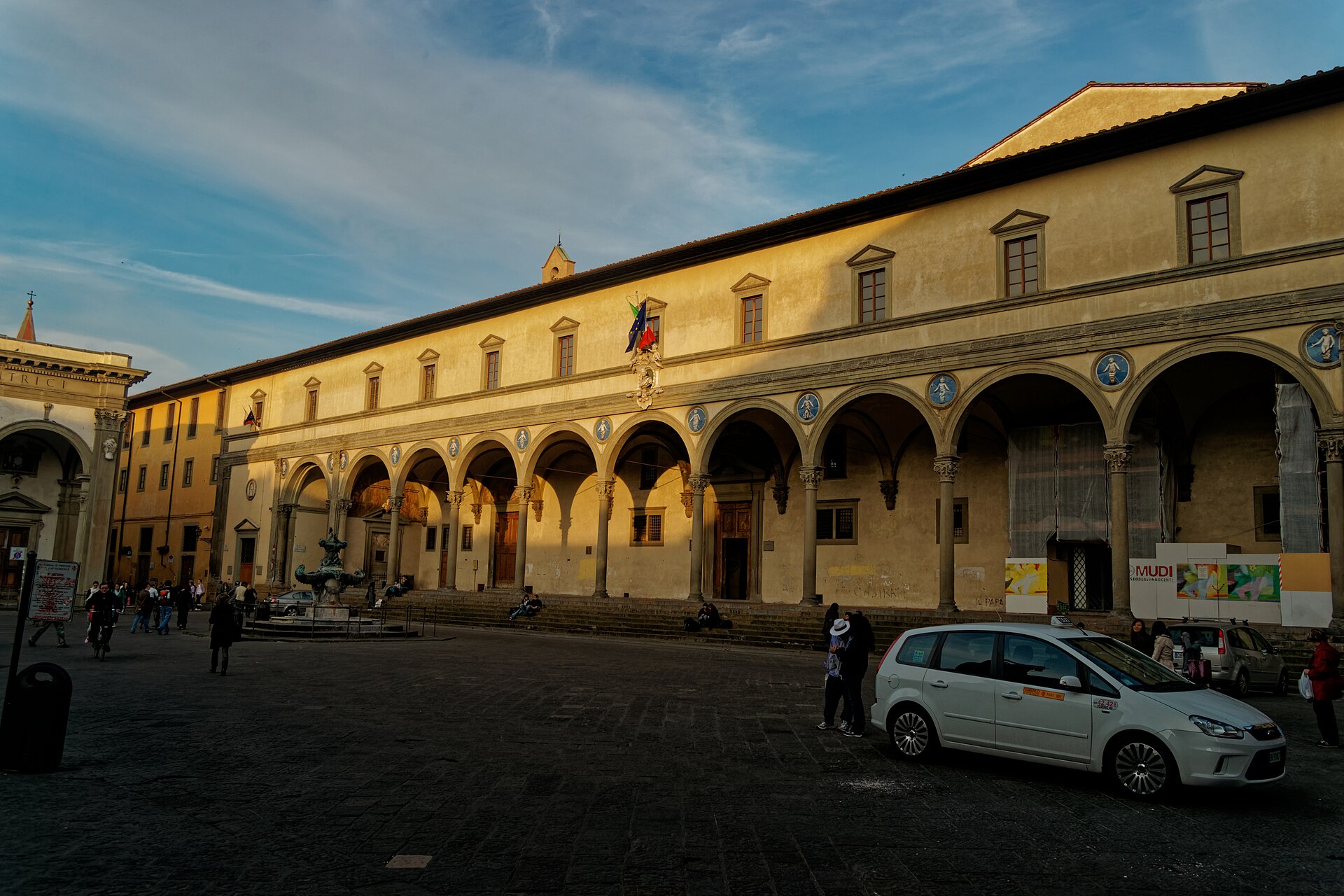 Facade of the Ospedale degli Innocenti, Florence
