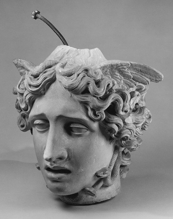 Head of Medusa, plaster cast