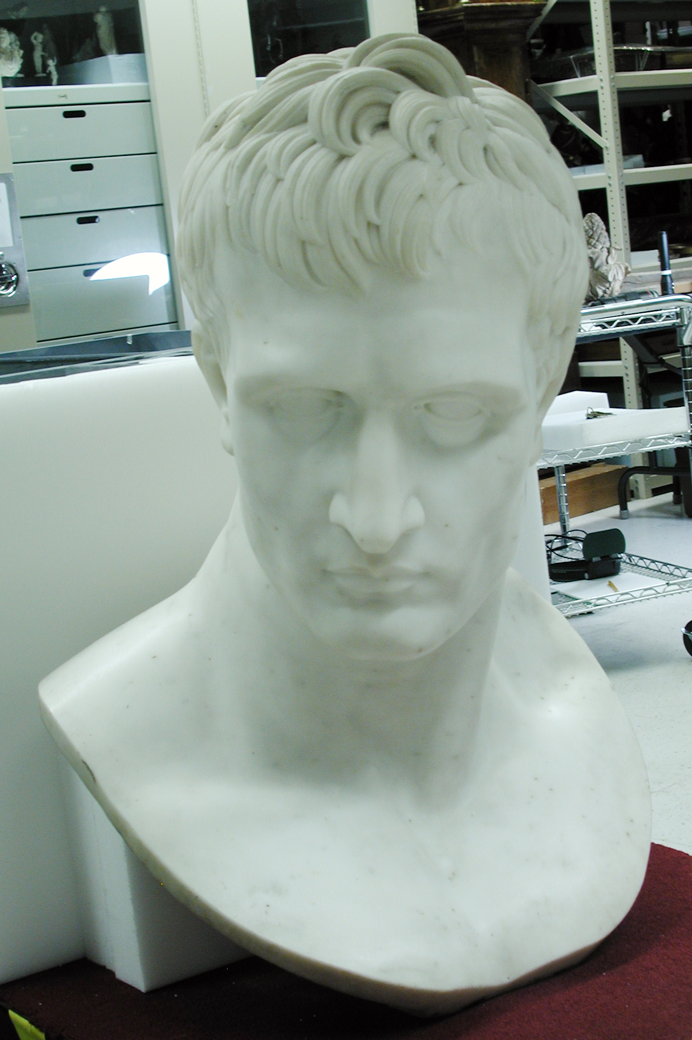 Bust of Napoleon, catalogued 'after a model by' Canova