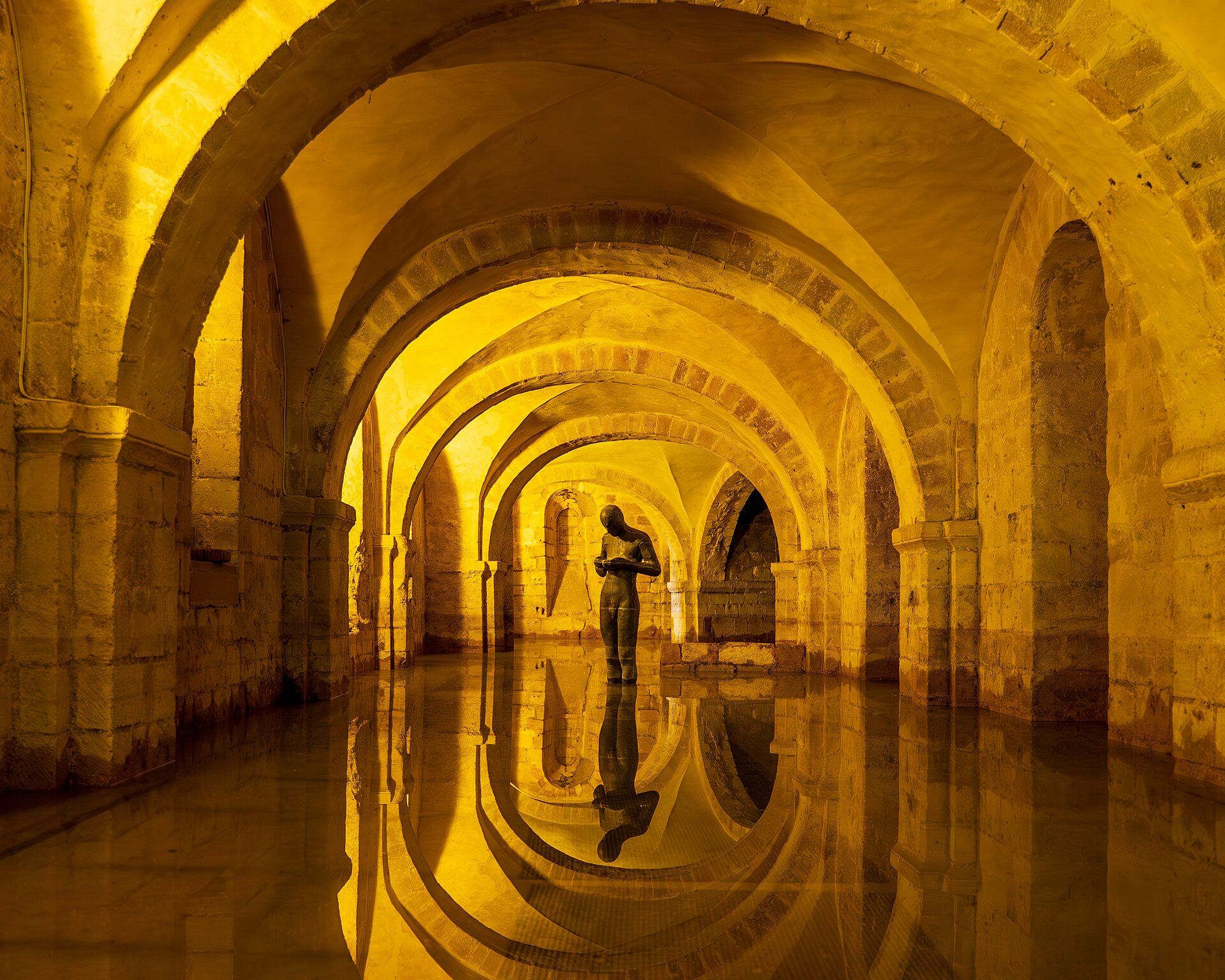 Sound II, 1986, Winchester Cathedral crypt