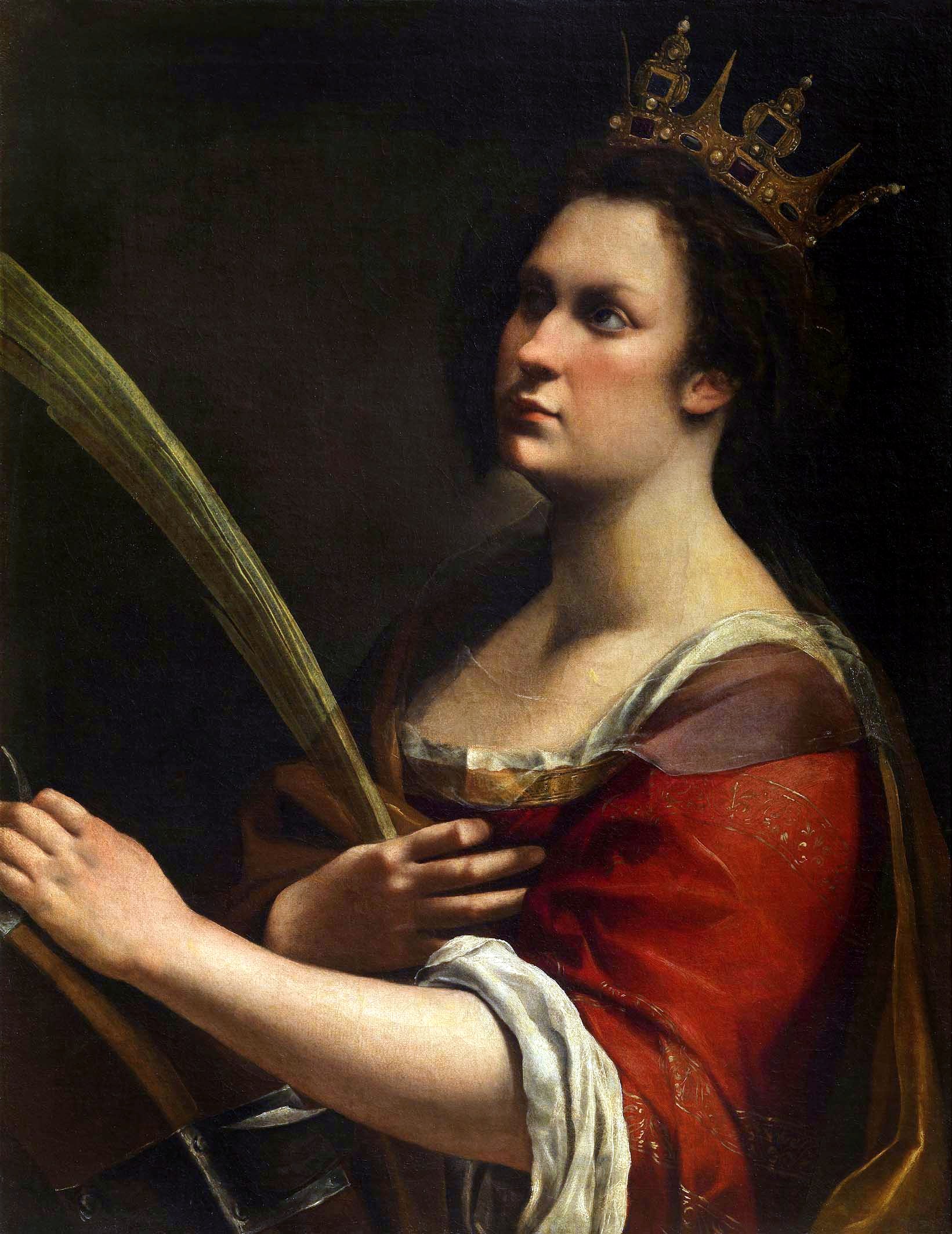 Saint Catherine of Alexandria, Uffizi inv. 8032