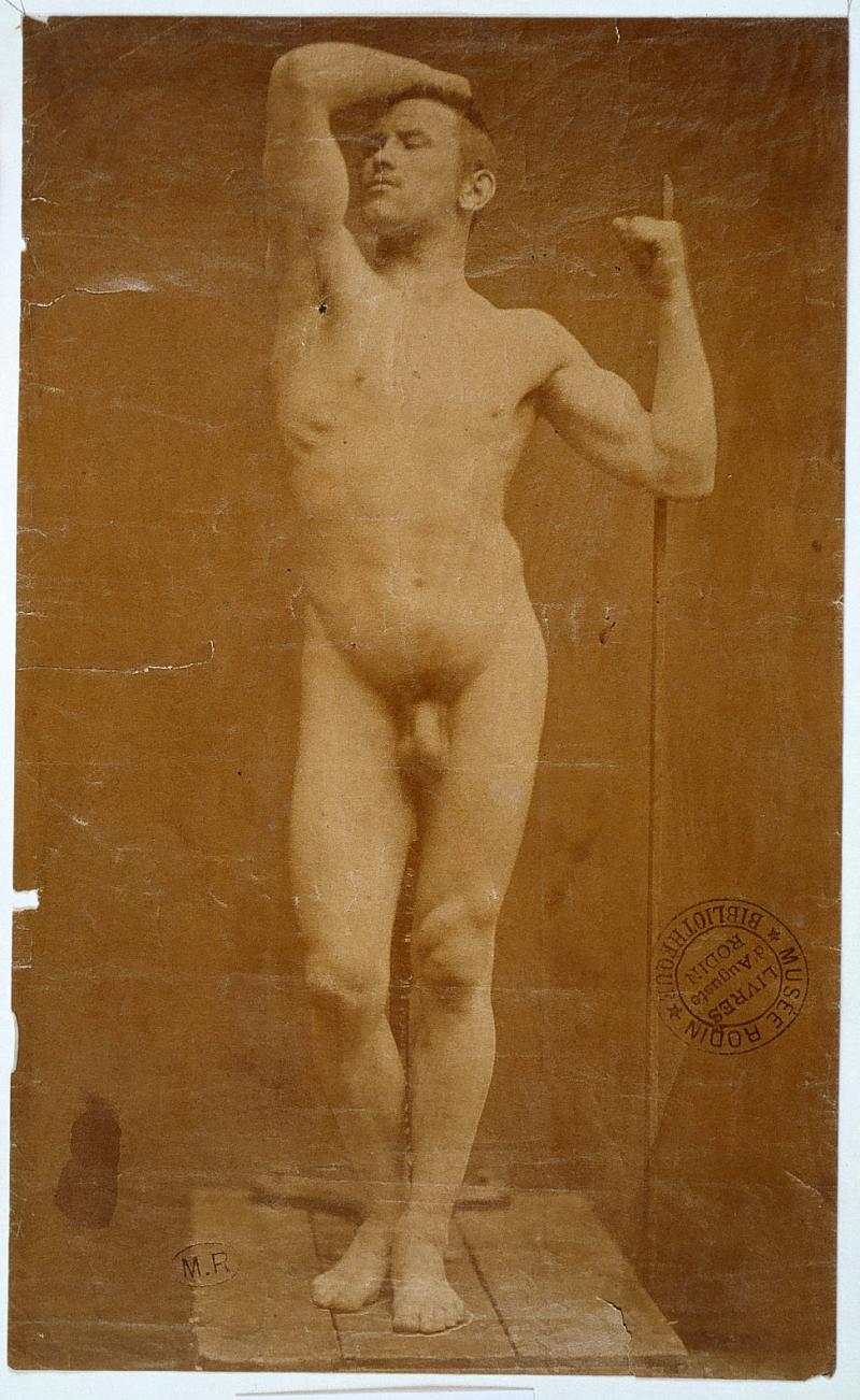 The model photographed to disprove the charge