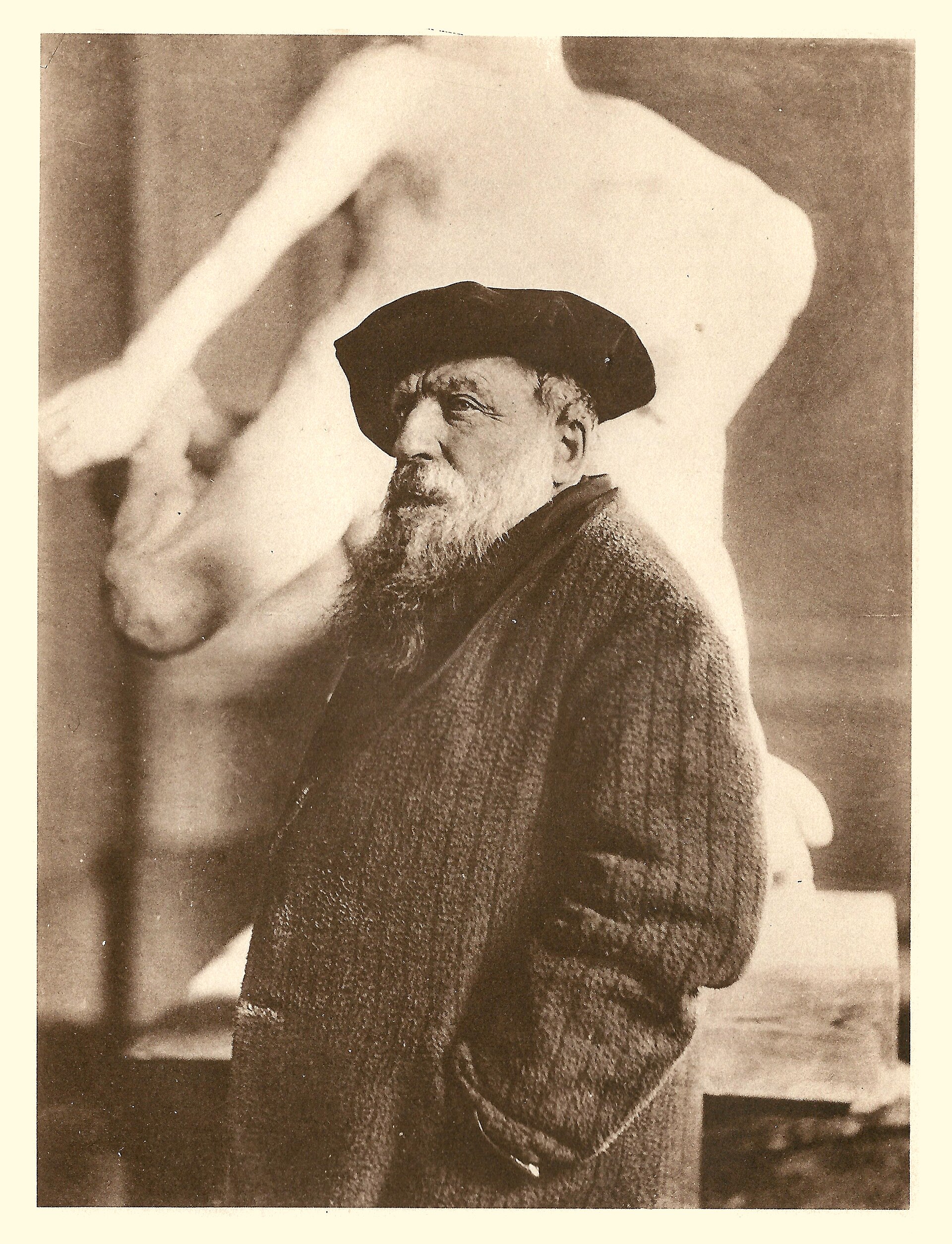 Rodin in his studio, 1910