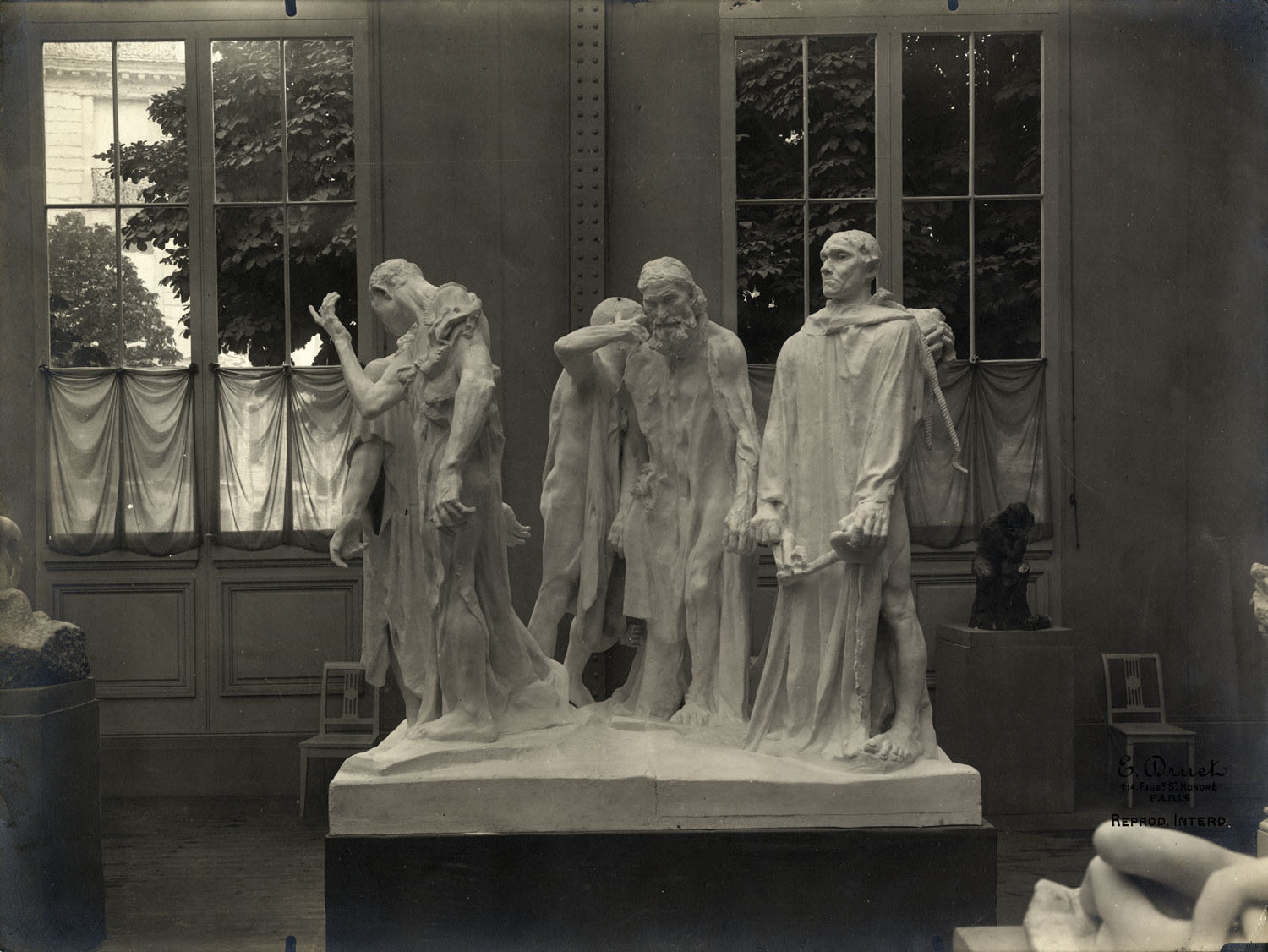 The Burghers of Calais in the Pavillon de l'Alma