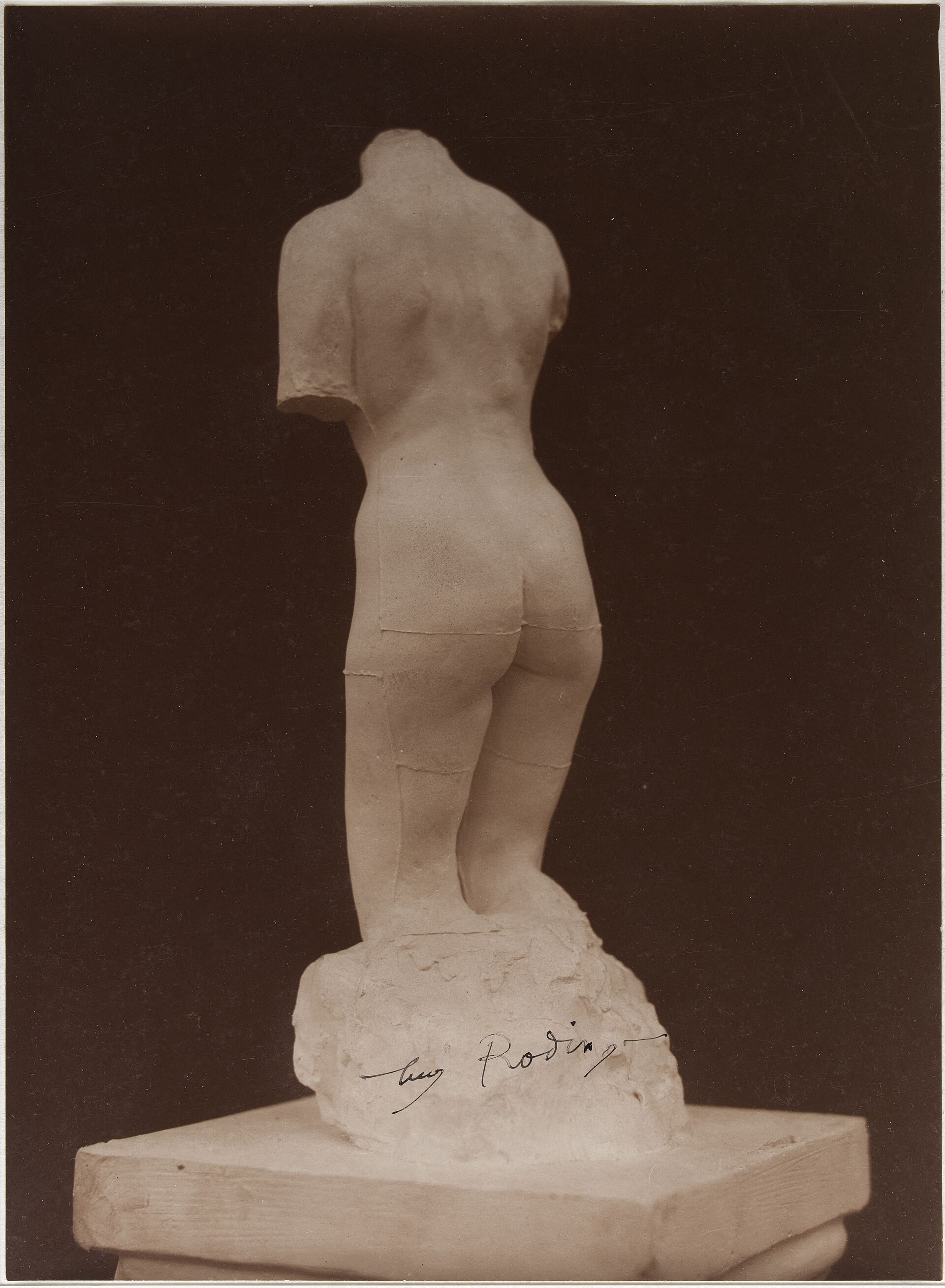 The enlarged version, in plaster