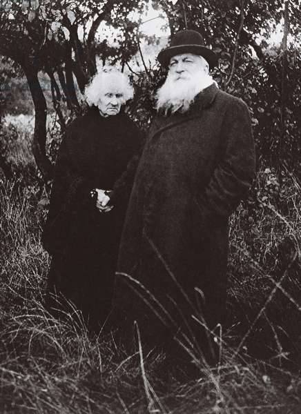 Rodin and Rose Beuret at Meudon, 1916