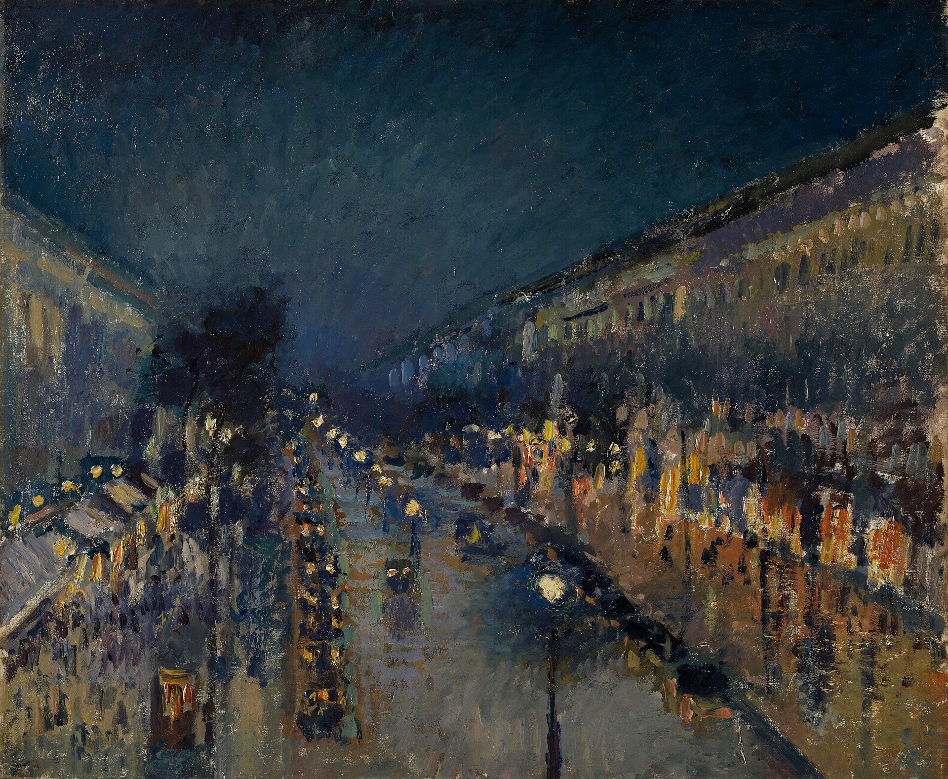 Boulevard Montmartre at Night