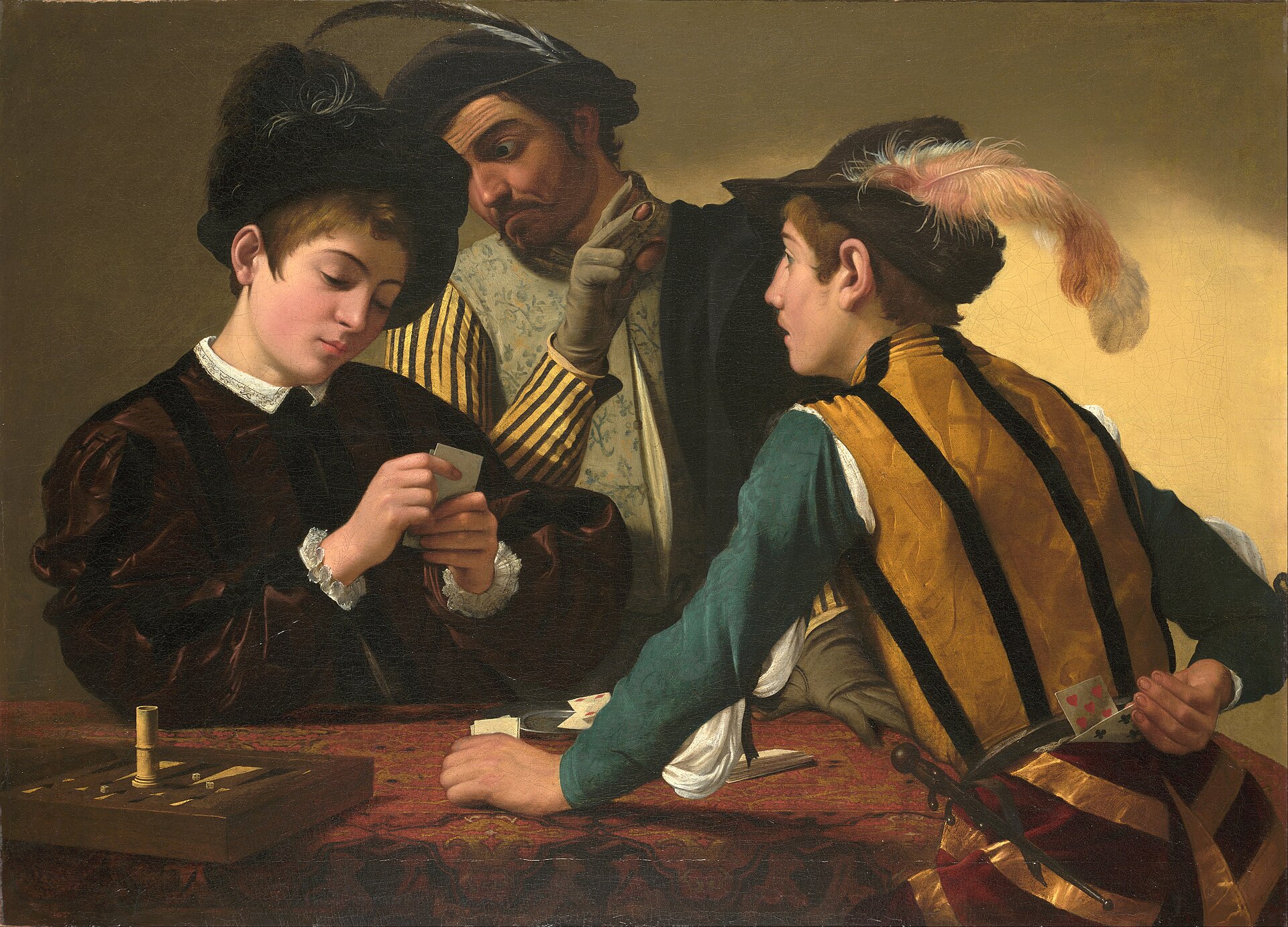 The Cardsharps, Kimbell Art Museum