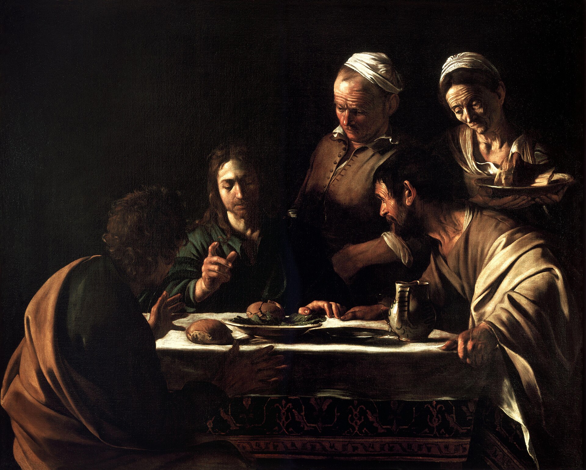 The Supper at Emmaus, the Brera picture