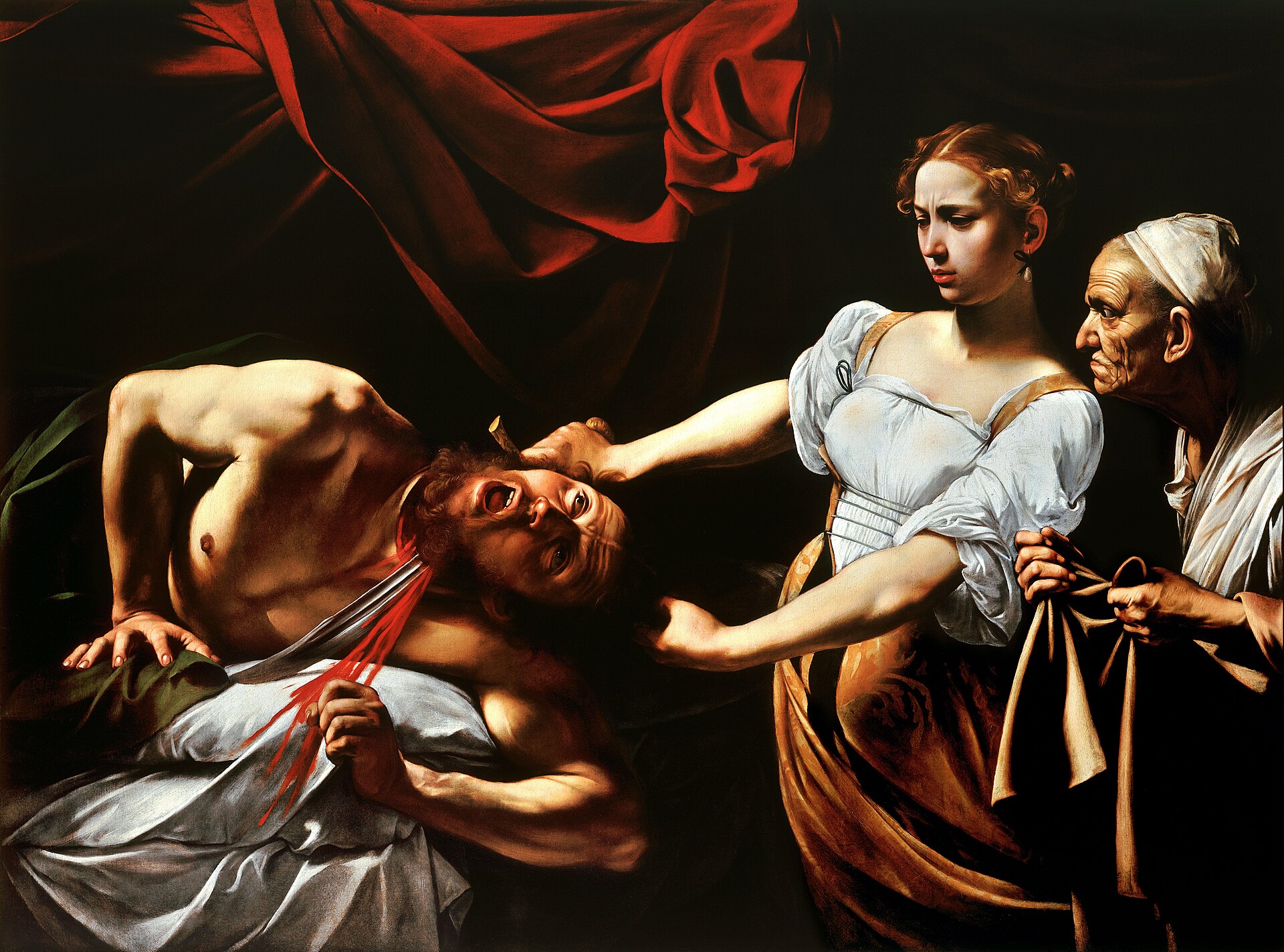 Judith Beheading Holofernes, the Roman picture, Palazzo Barberini