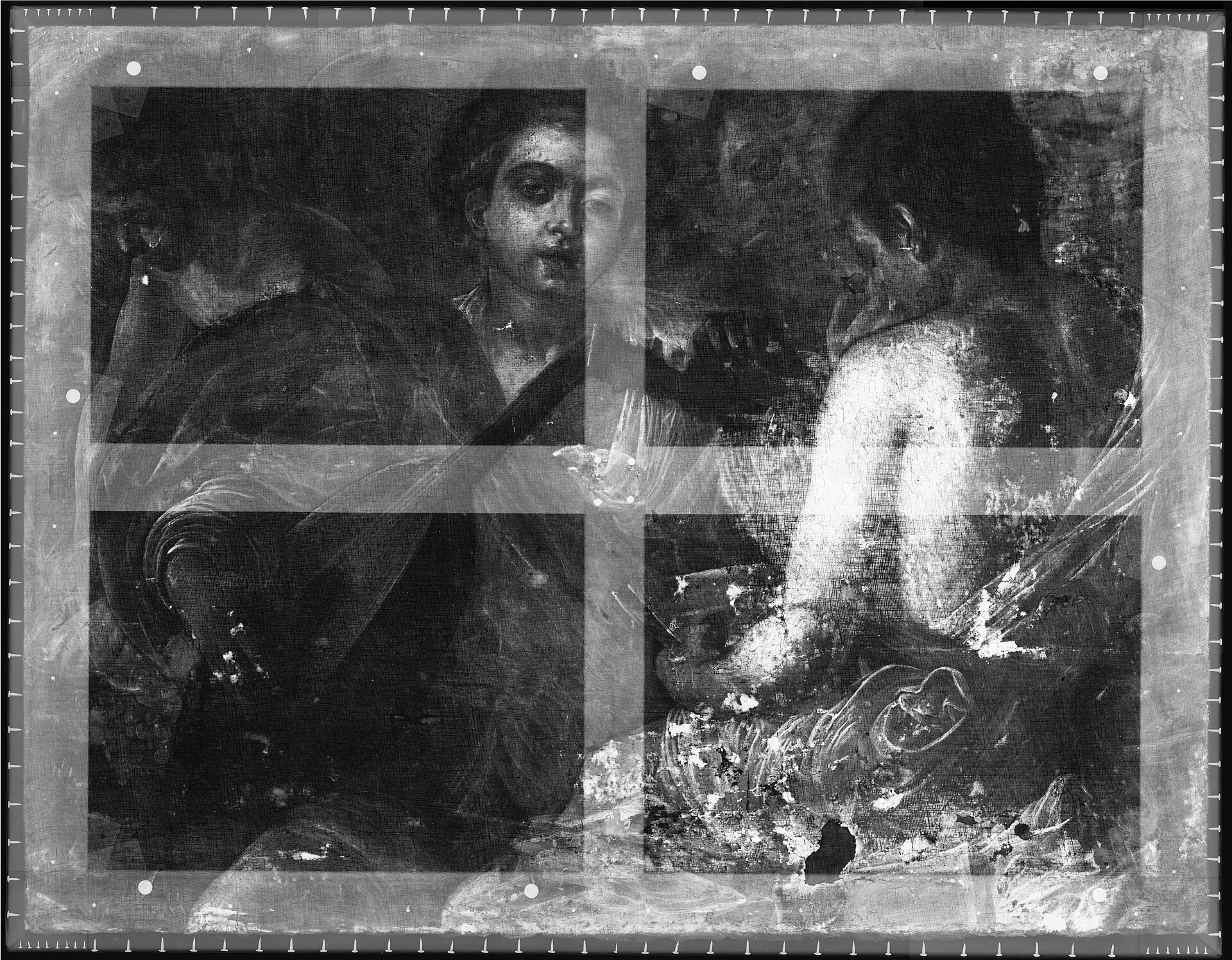 X-radiograph of The Musicians