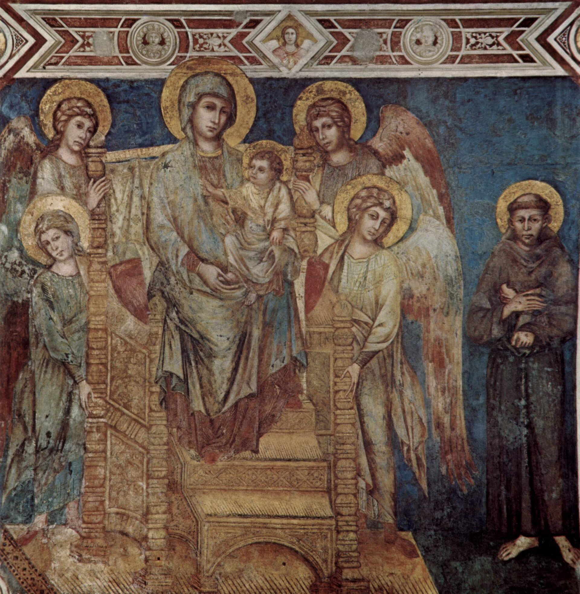 Maesta with Saint Francis, Lower Church, Assisi