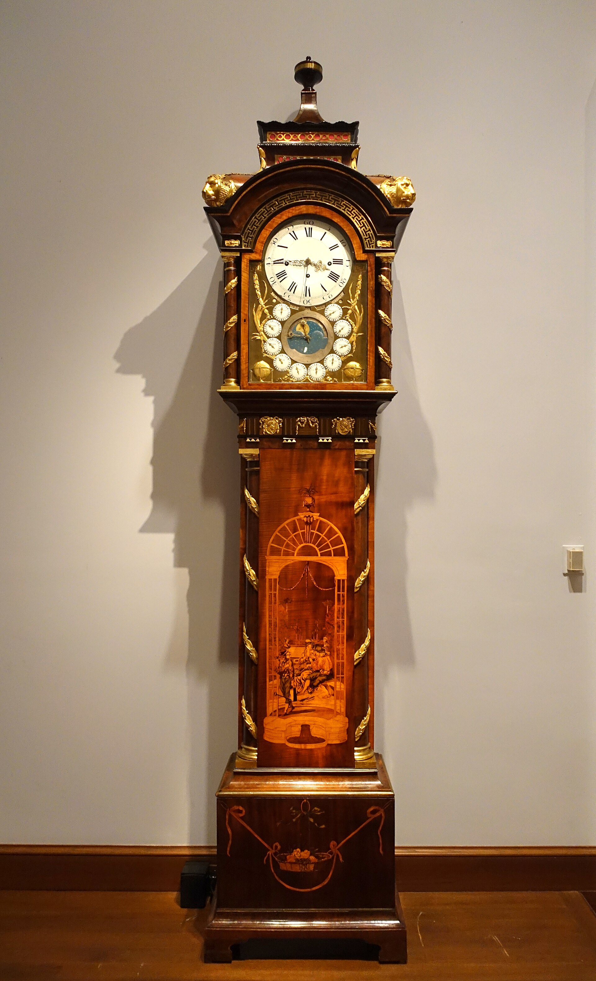 Longcase clock, c. 1774-1775
