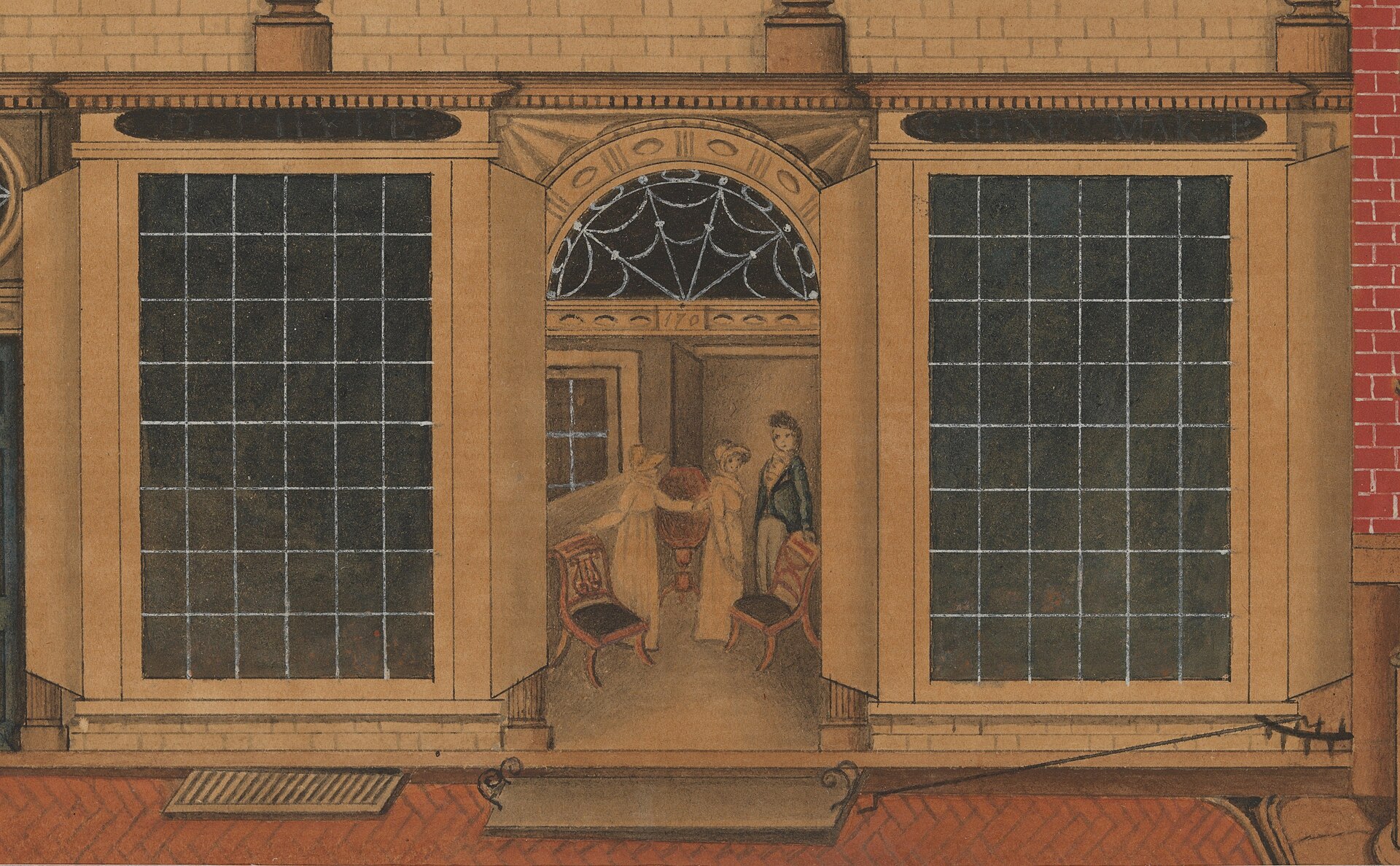 The Shop and Warehouse of Duncan Phyfe, 168-172 Fulton Street, New York City
