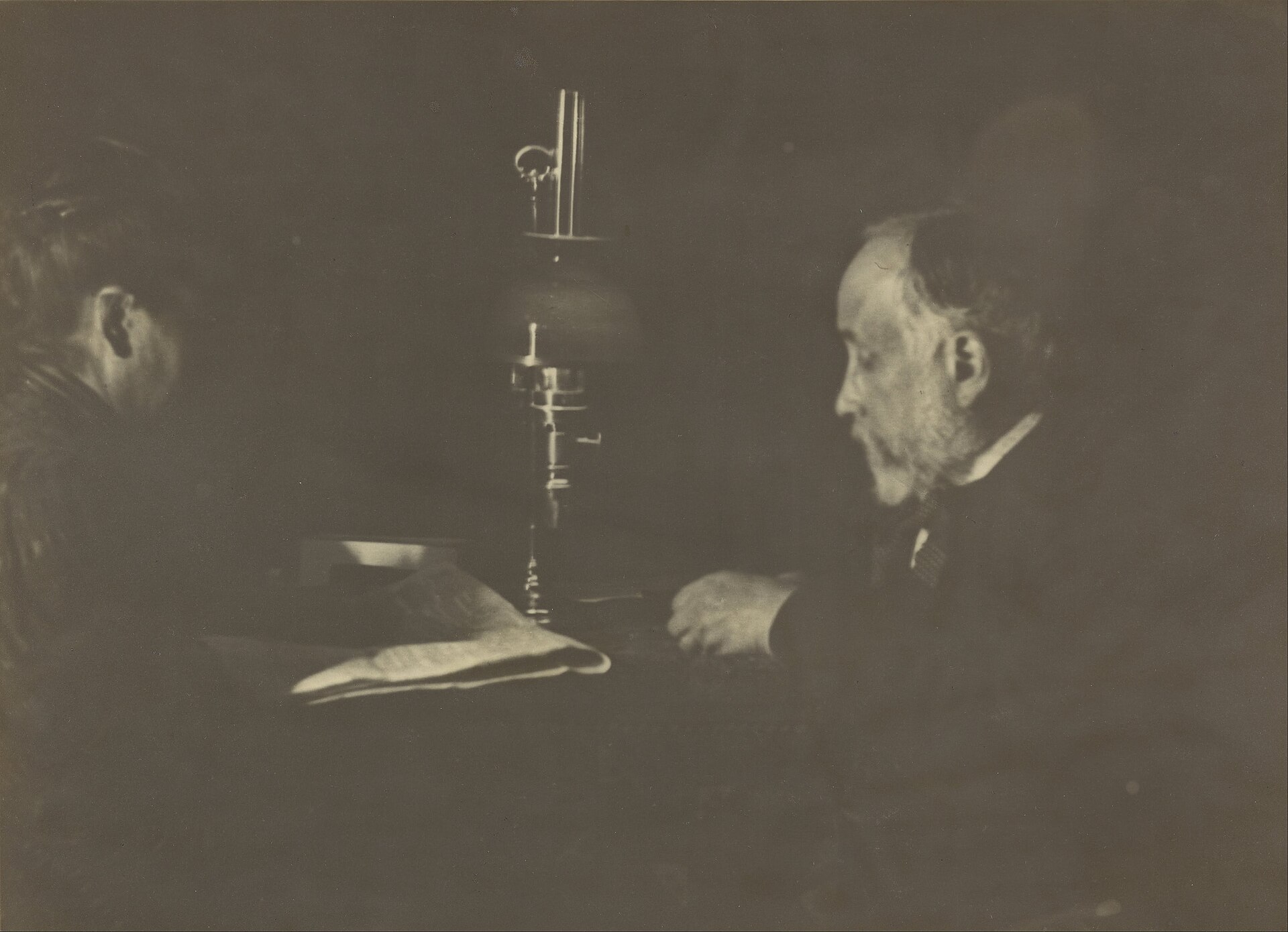 Louise Halevy Reading to Degas