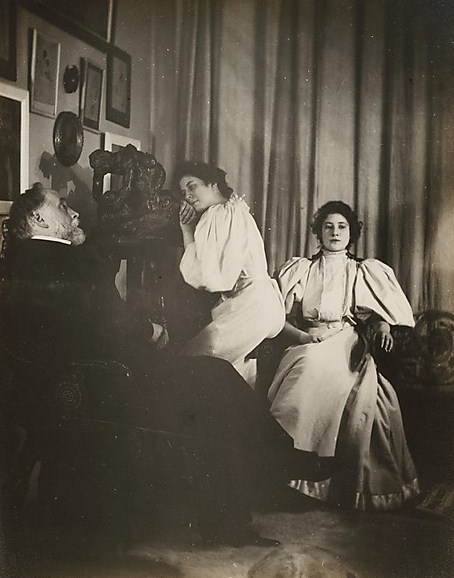 Self-Portrait with Christine and Yvonne Lerolle