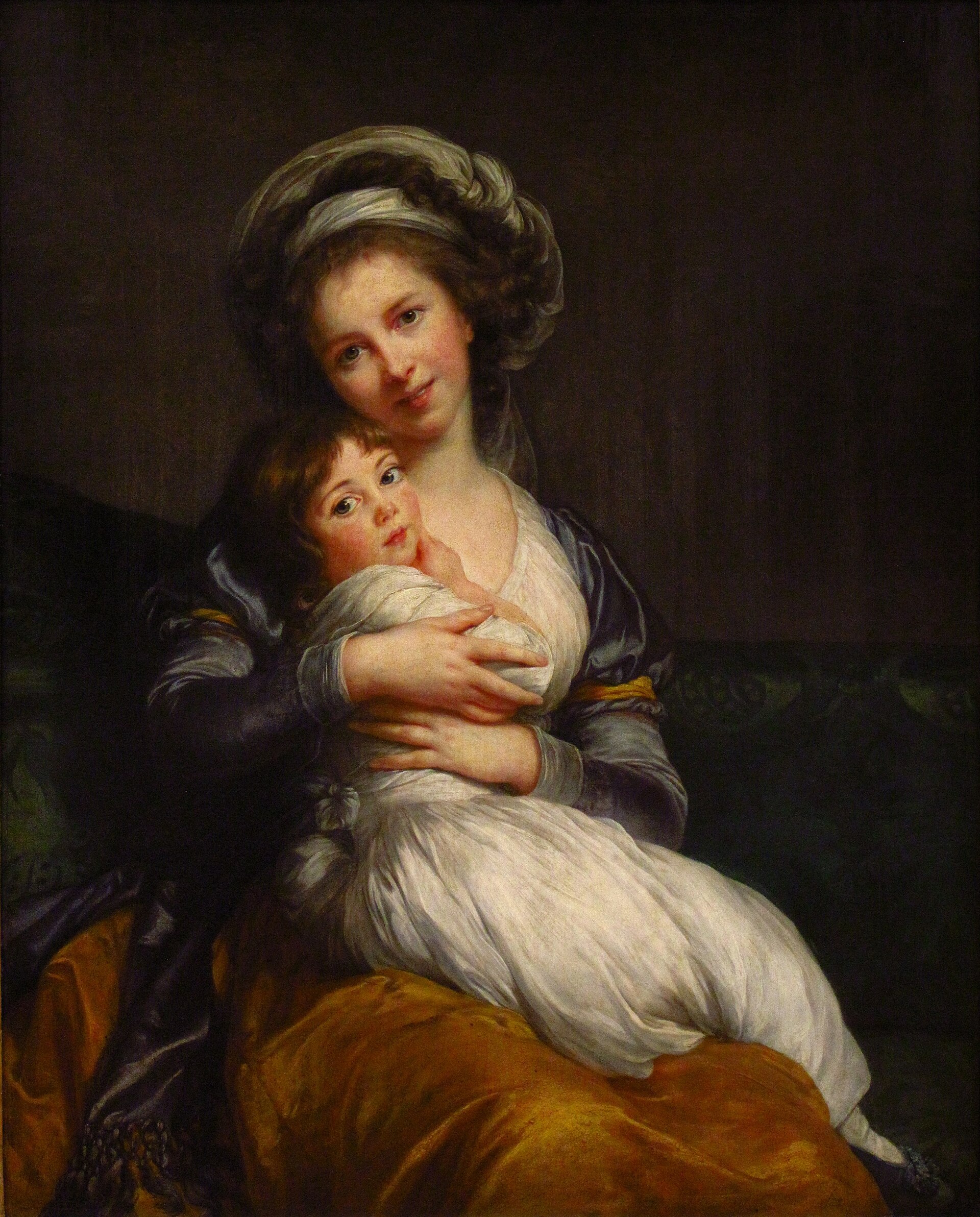 Self-Portrait with Her Daughter, Julie (Maternal Tenderness)