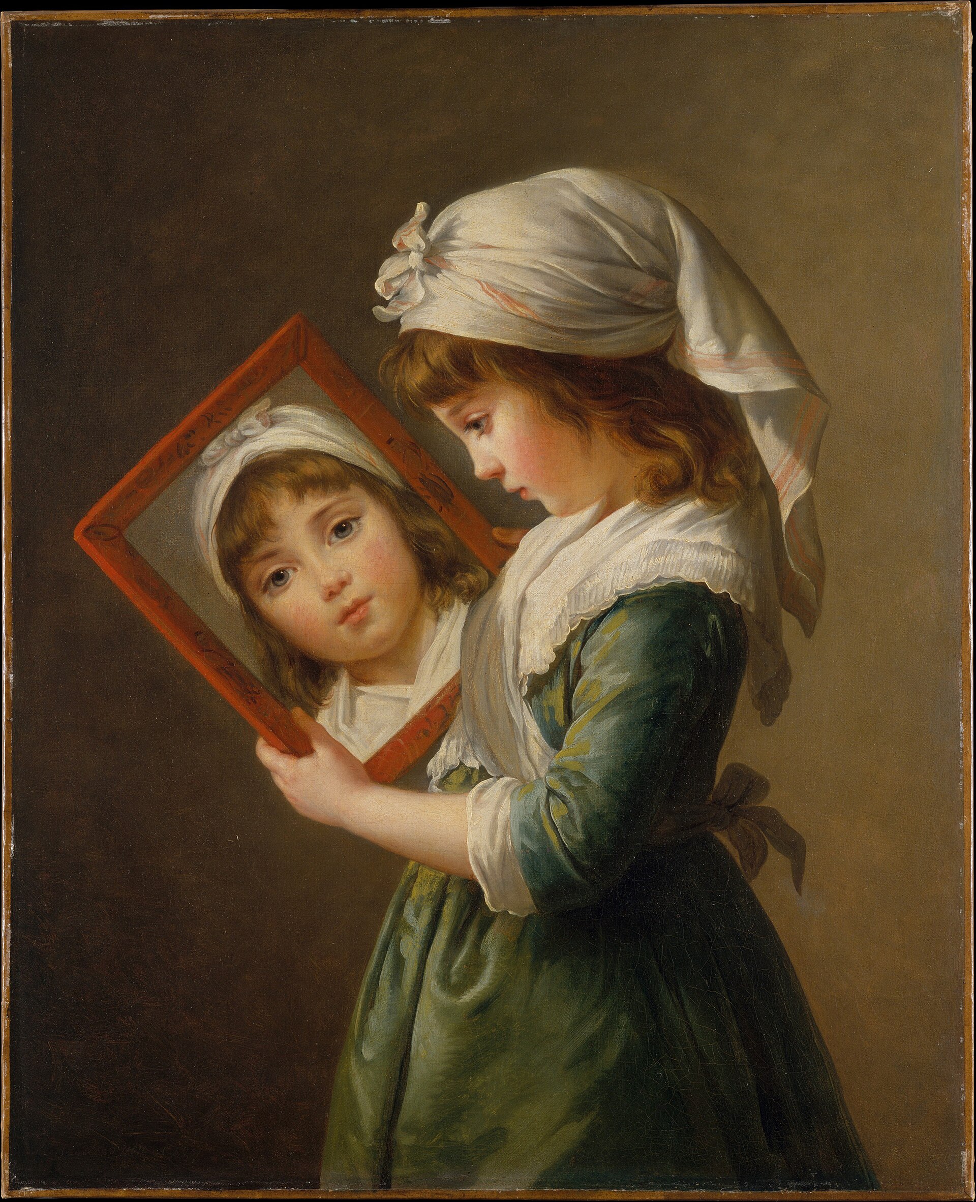 Julie Le Brun Looking in a Mirror