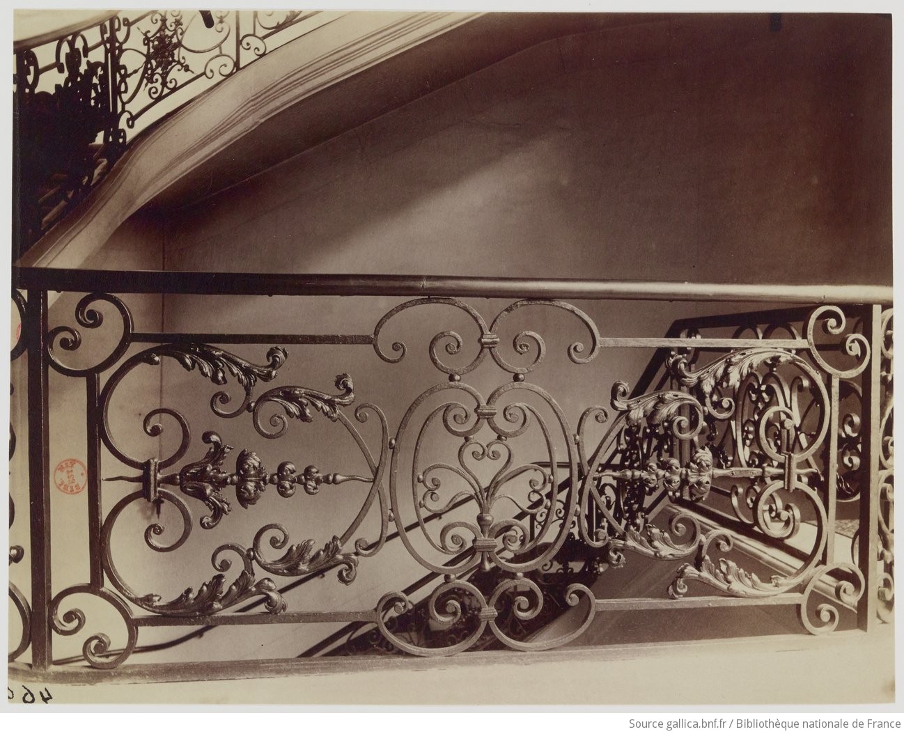 Escalier, 97 rue du Bac