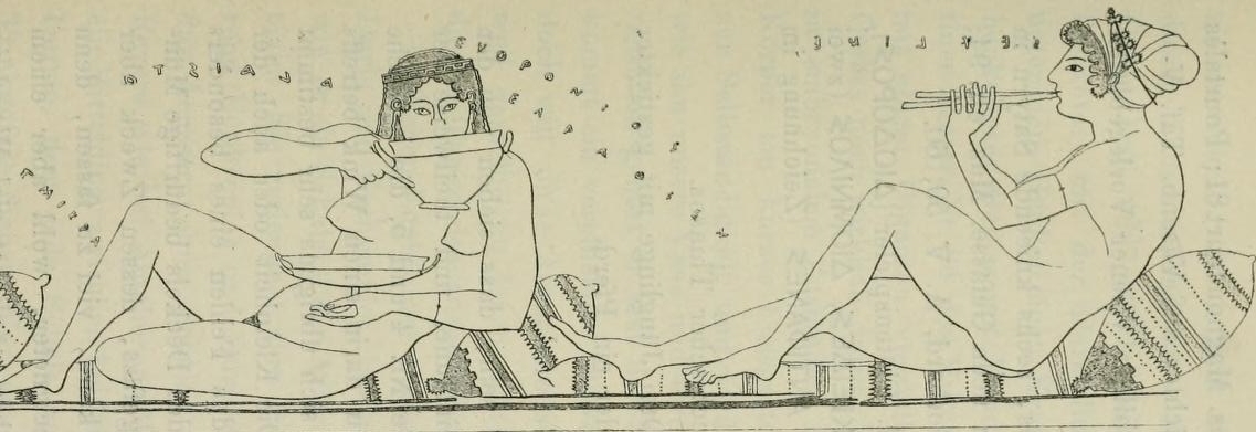 The kottabos toast, from the Hermitage psykter