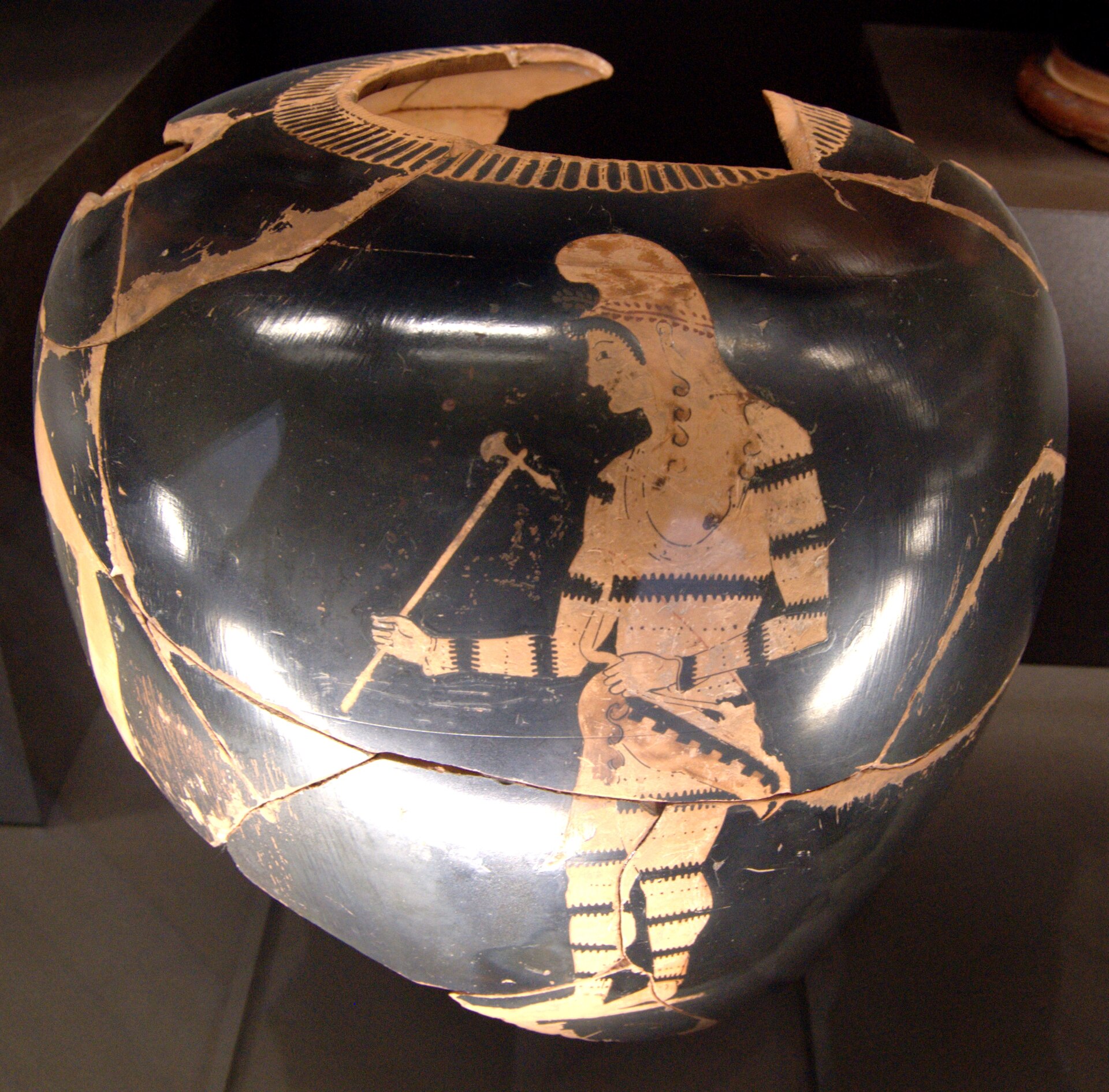 Scythian archer, neck-amphora Louvre G 106