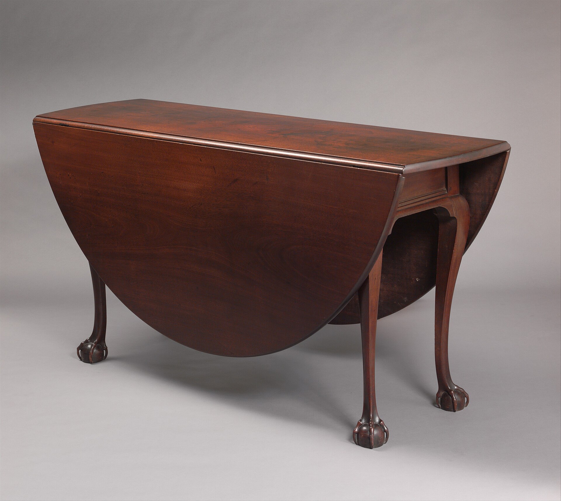Dining table, signed and dated by John Townsend, 1756