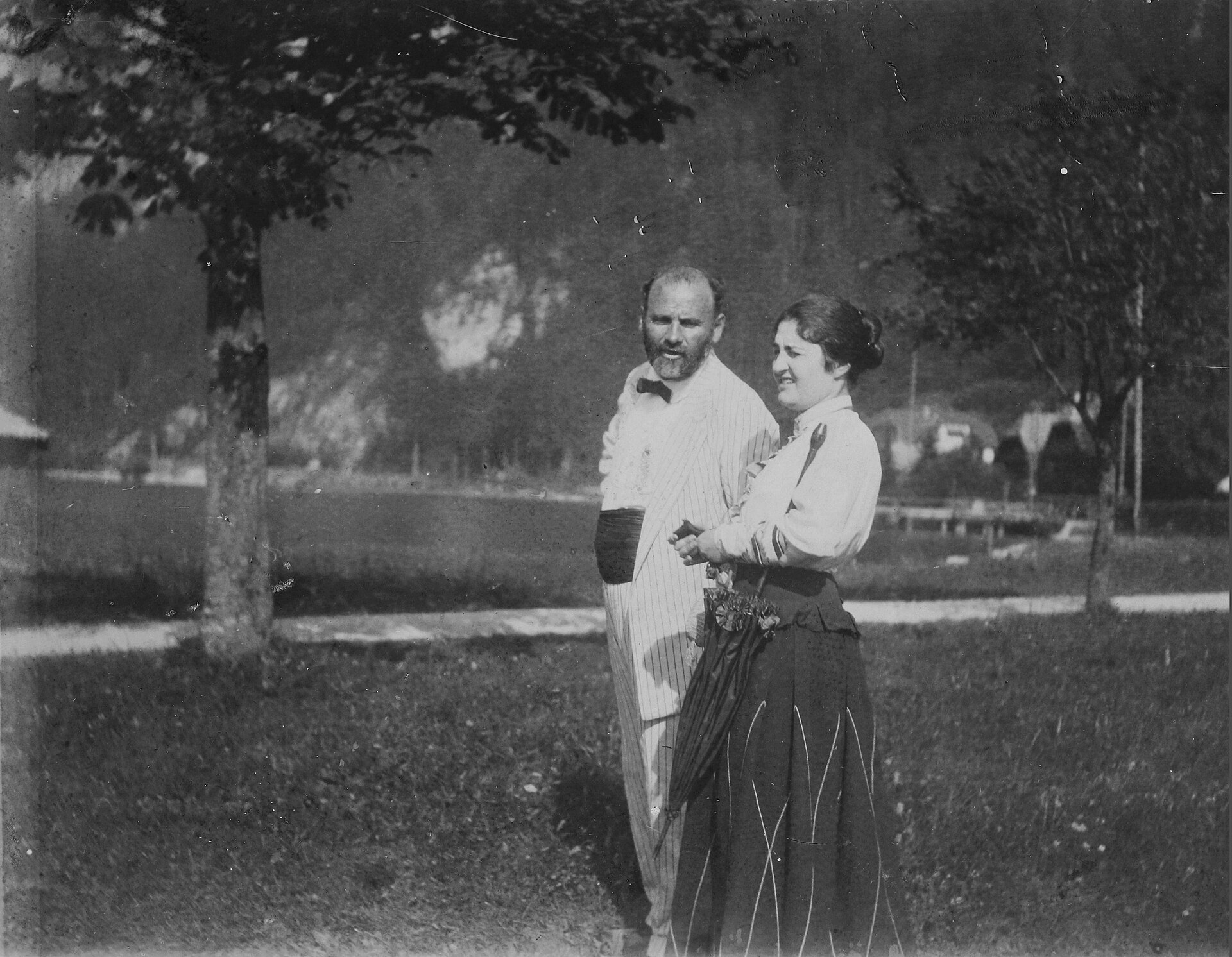 Klimt at the Attersee, 1916