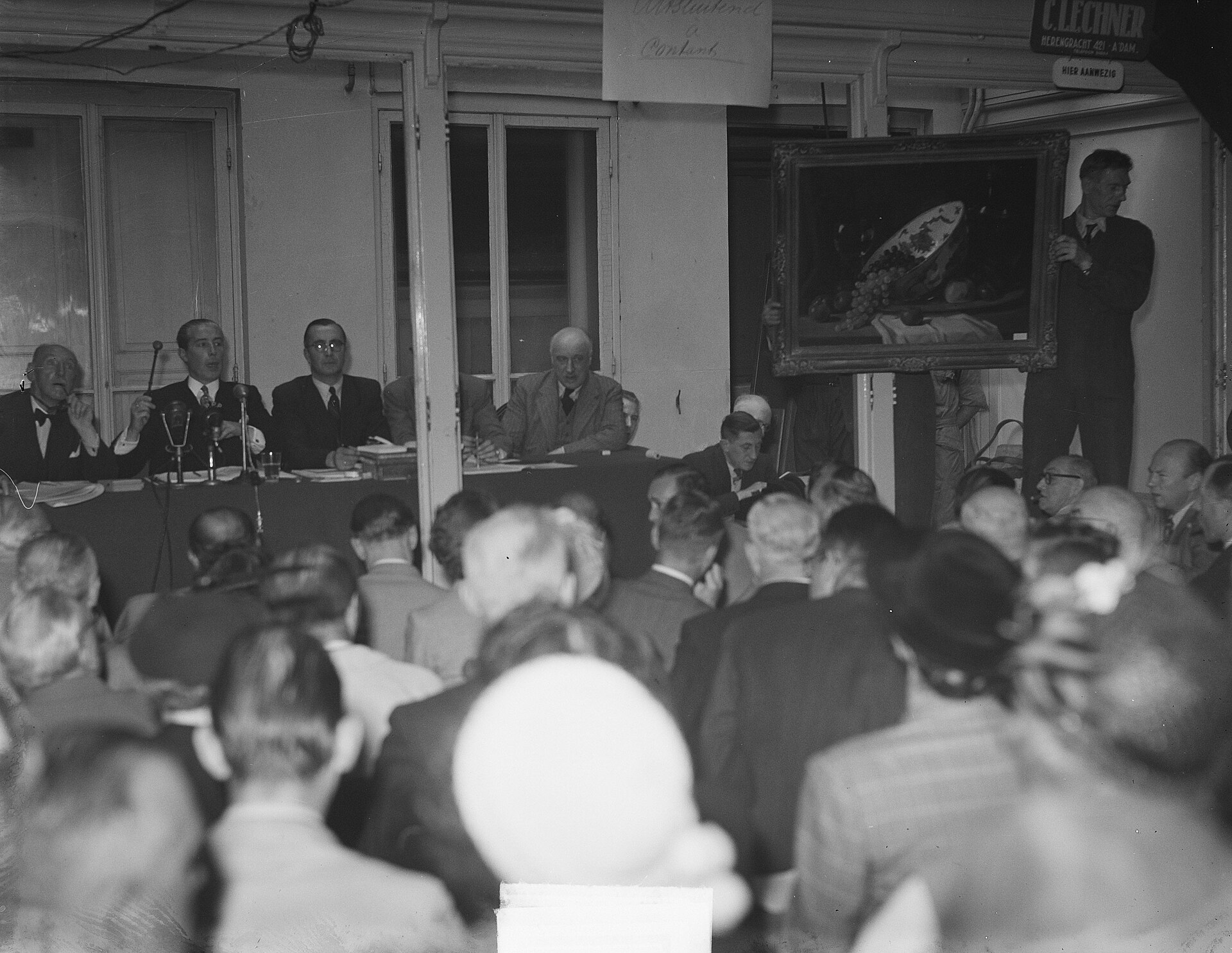 The estate auction, September 1950