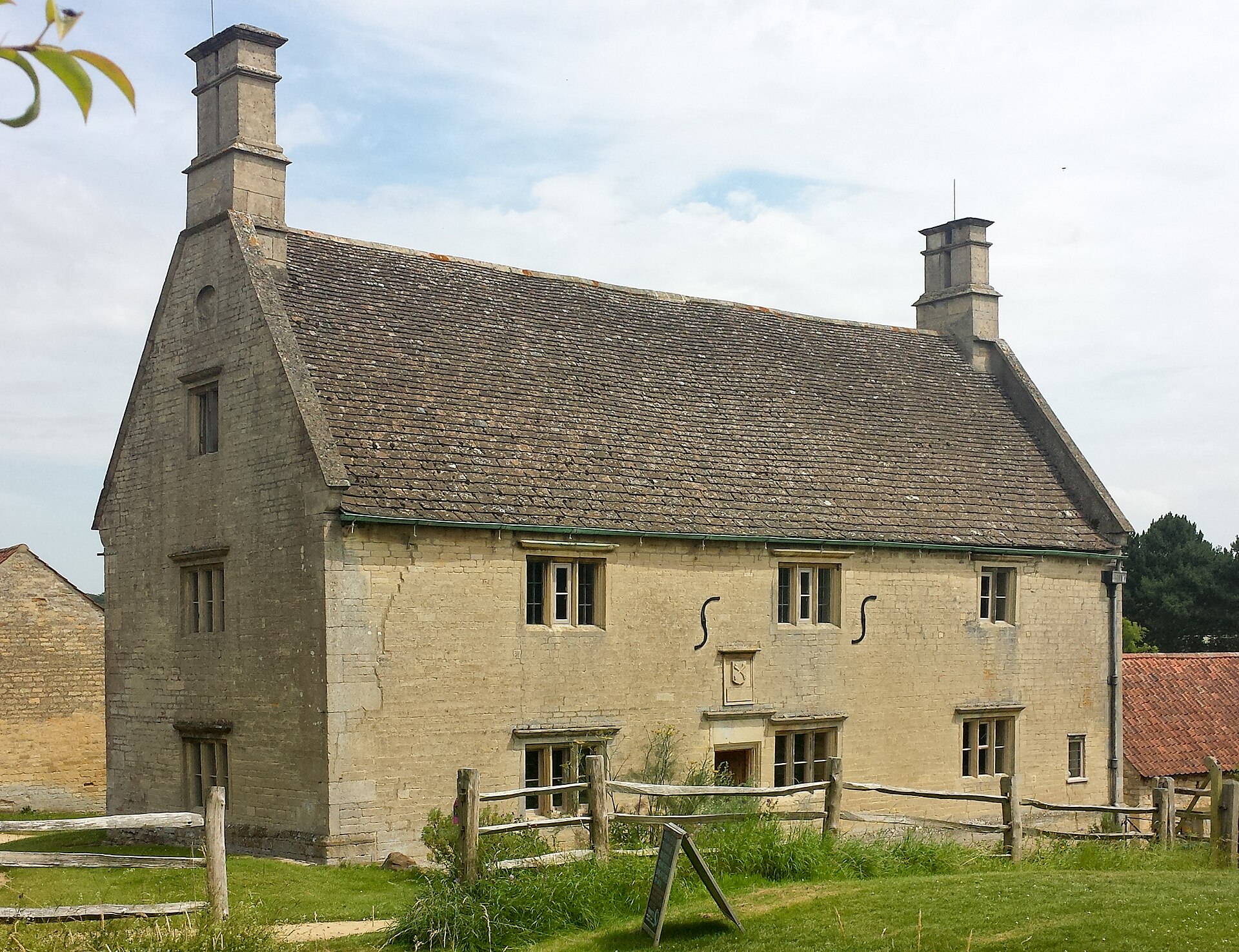 Woolsthorpe Manor, west facade