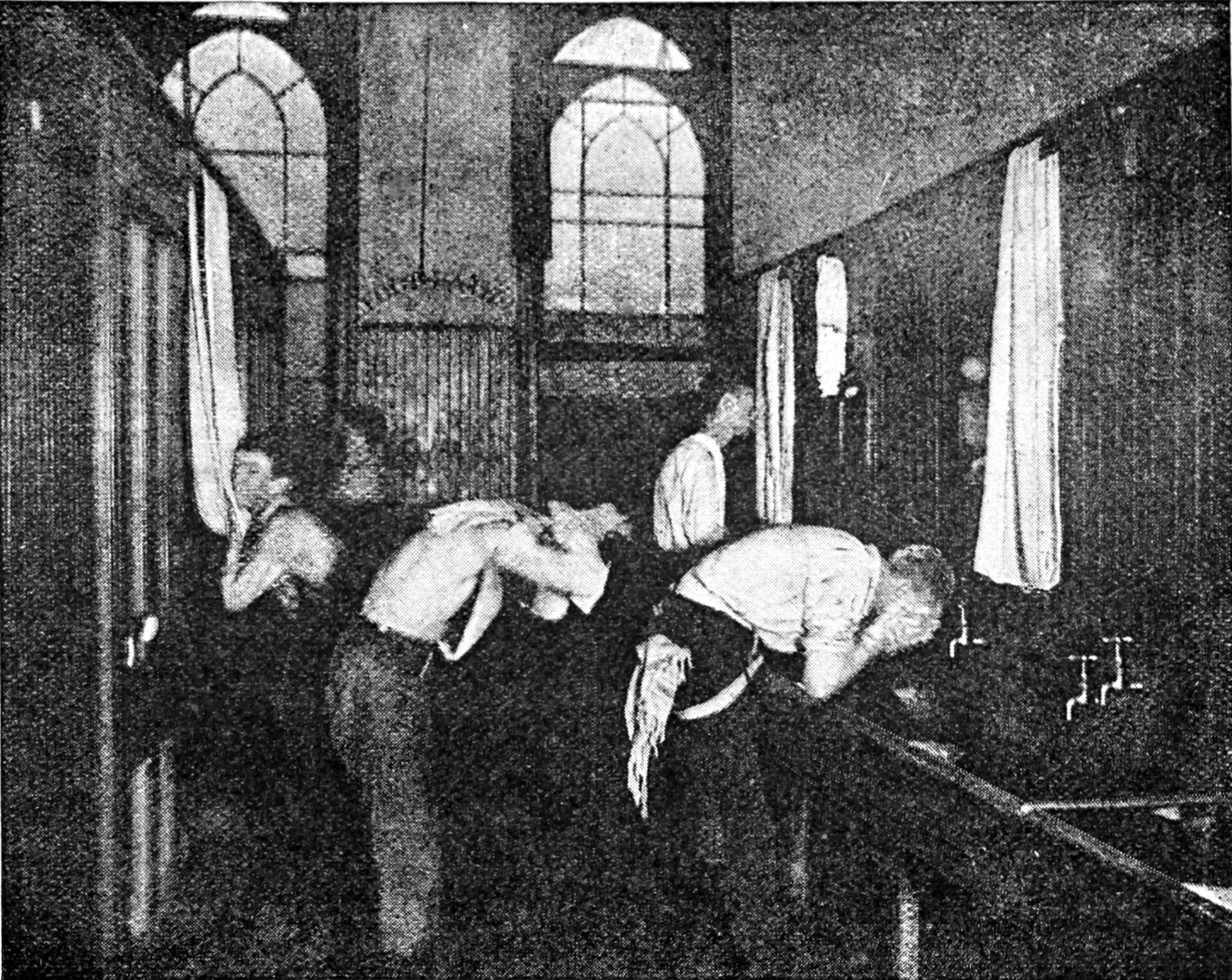 Getting Ready for Supper in the Newsboys' Lodging House