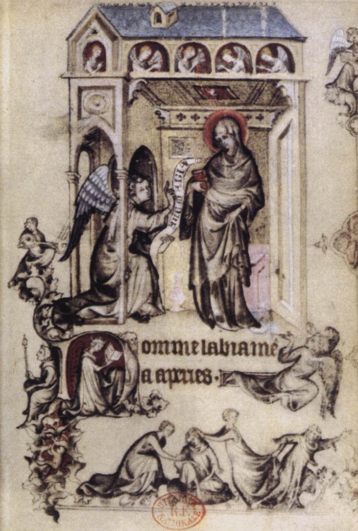 The Annunciation, detail