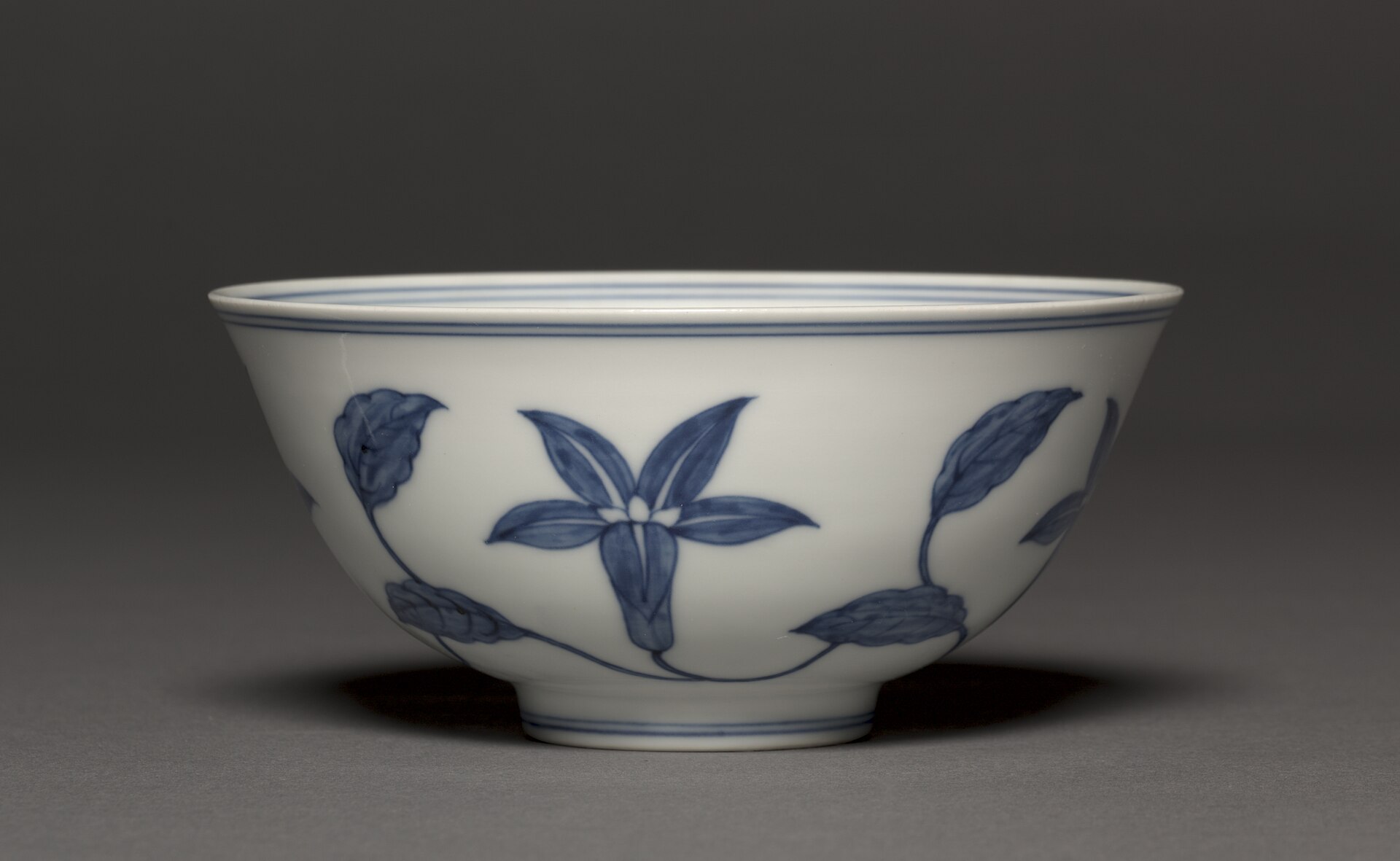 Chenghua palace bowl with lily scrolls, Cleveland 1967.64