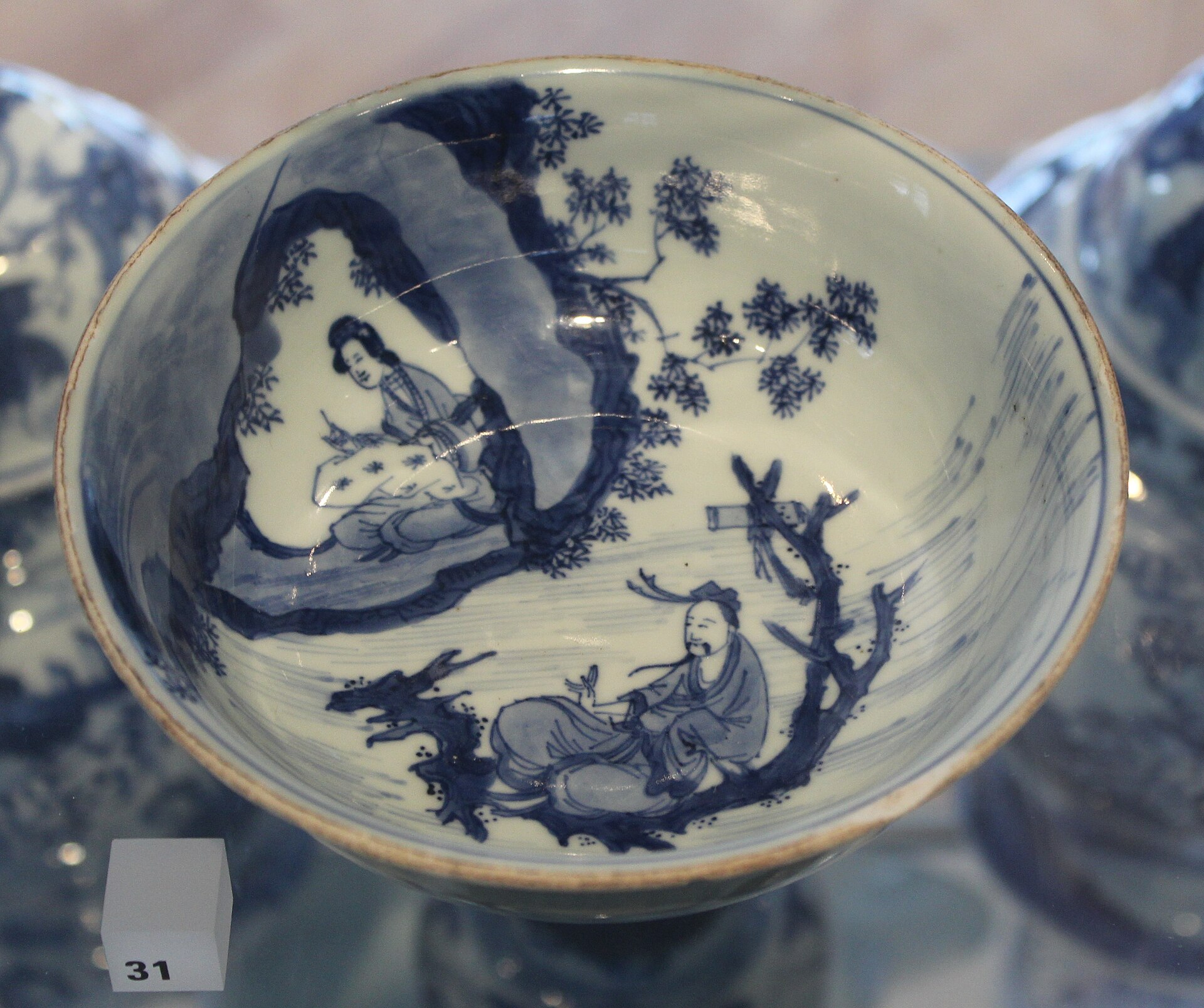A Kangxi dish carrying a spurious Chenghua mark