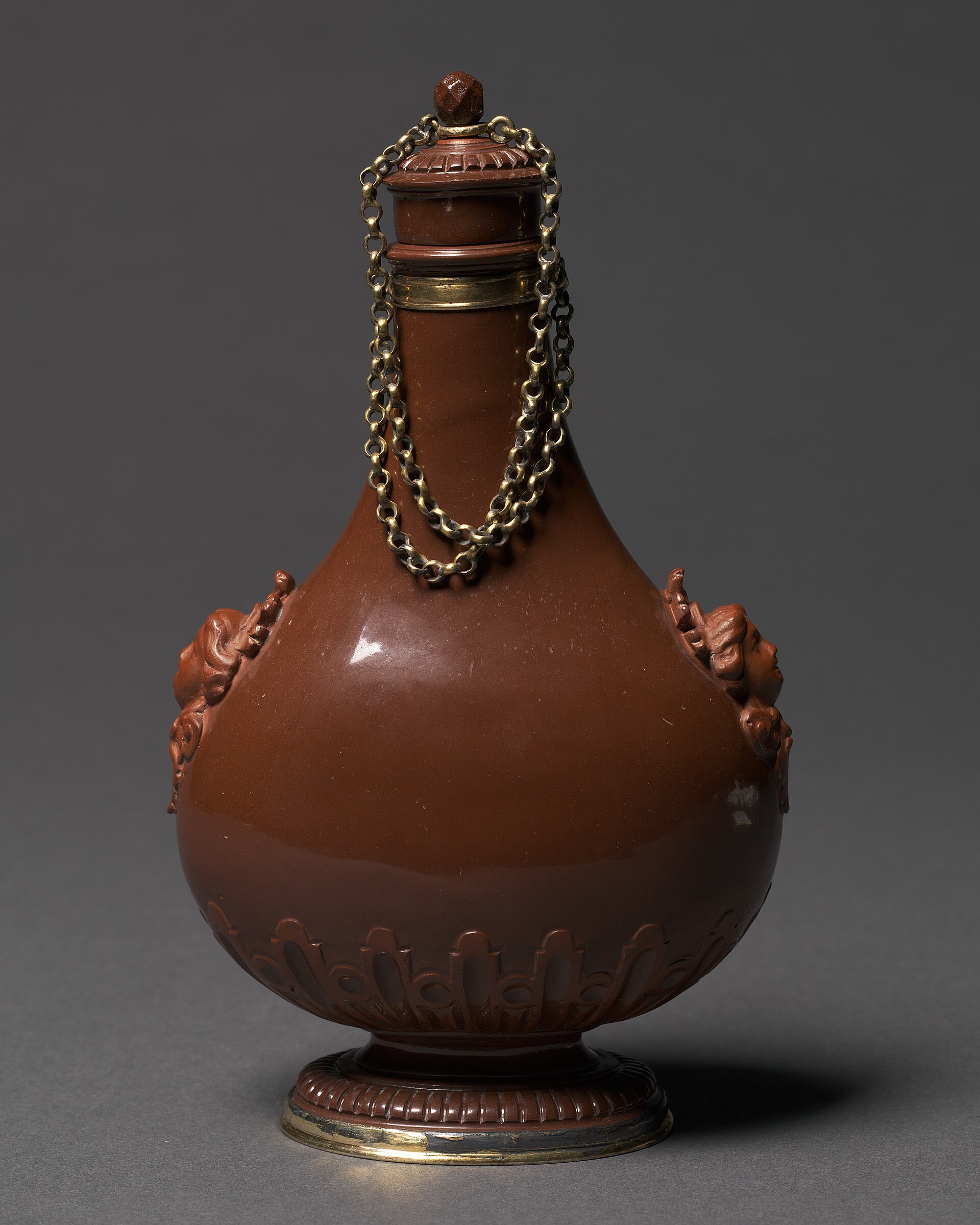 Pilgrim bottle, about 1715