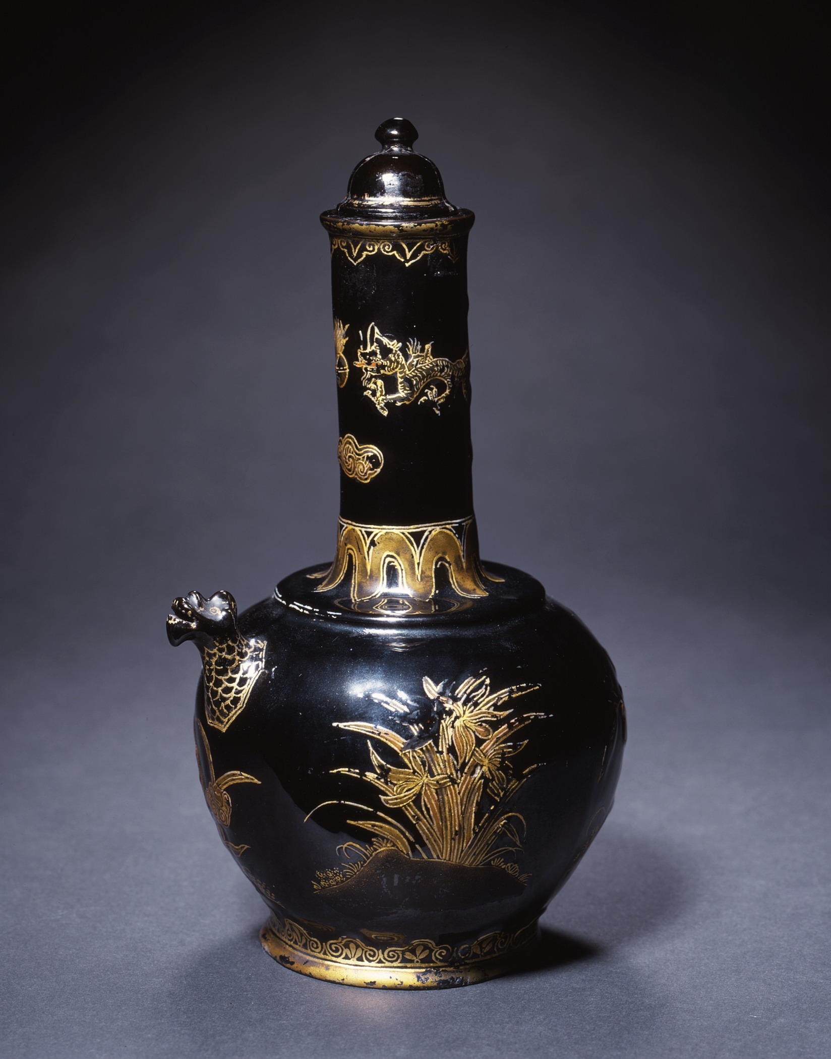 Wine ewer and cover, about 1712-1715