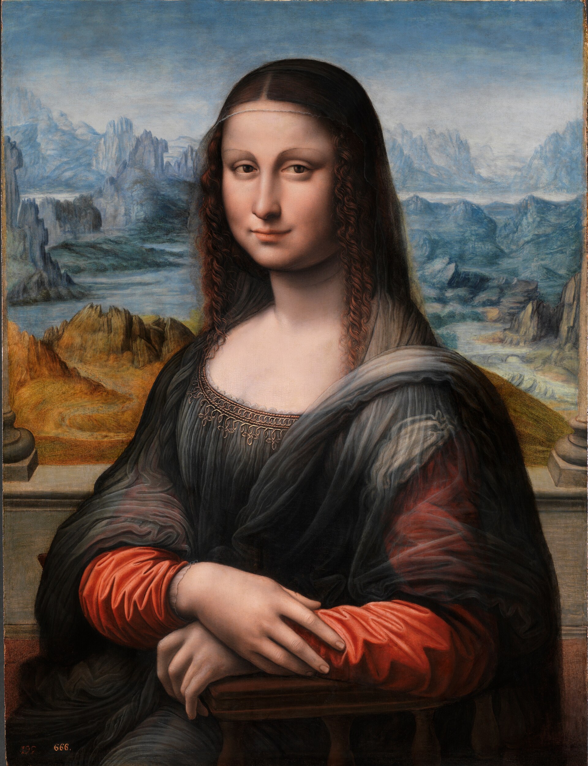 The Prado version of the Mona Lisa, P000504, after the 2011-12 cleaning