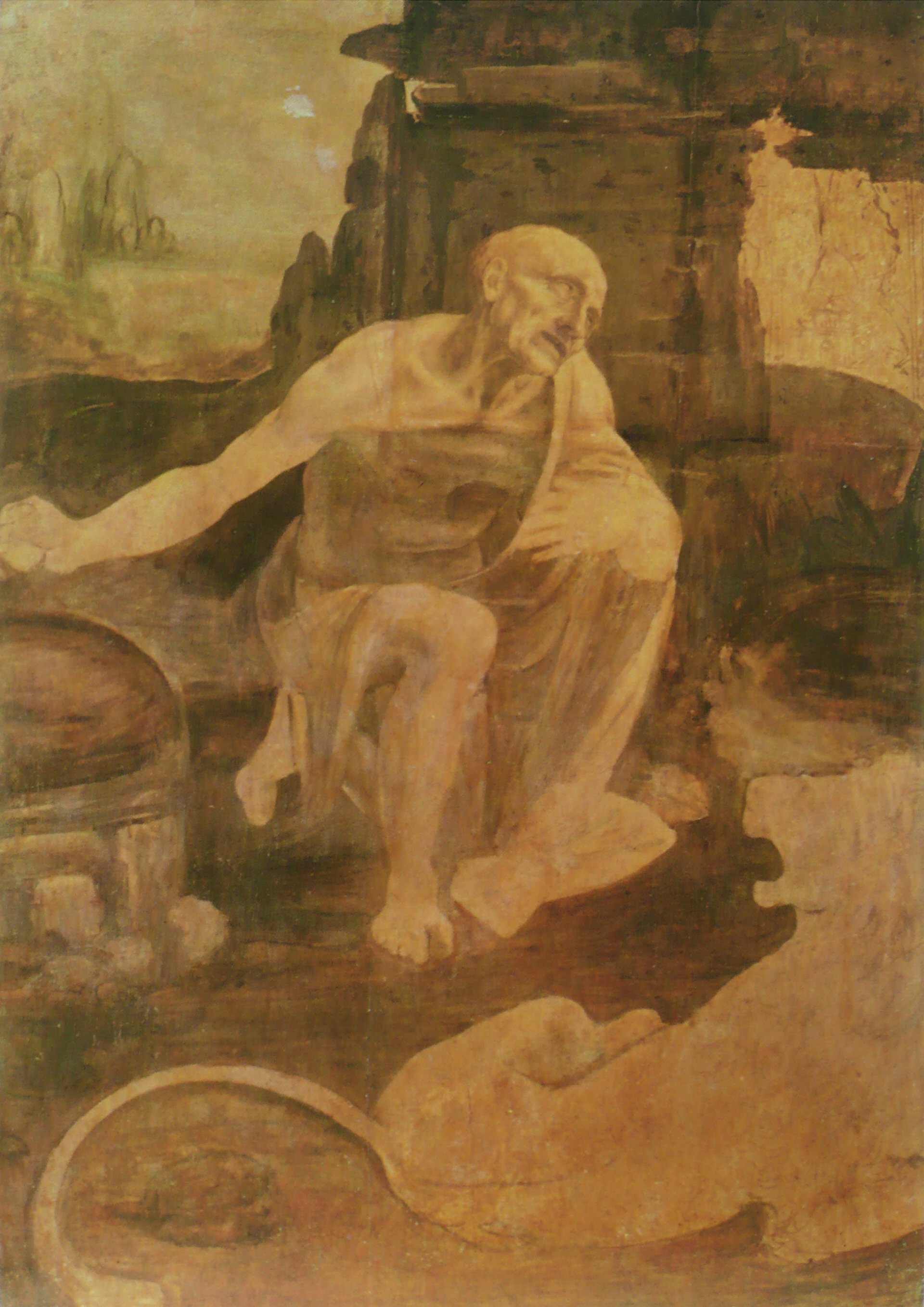Saint Jerome in the Wilderness, unfinished, Vatican
