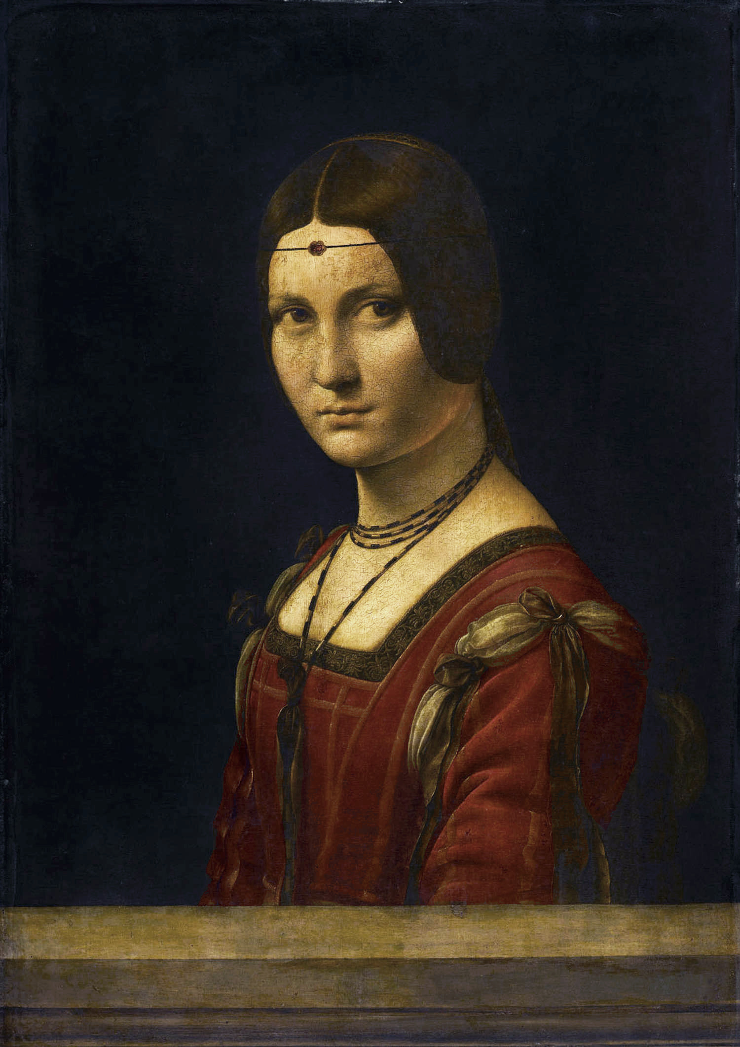 La Belle Ferronniere, Musee du Louvre