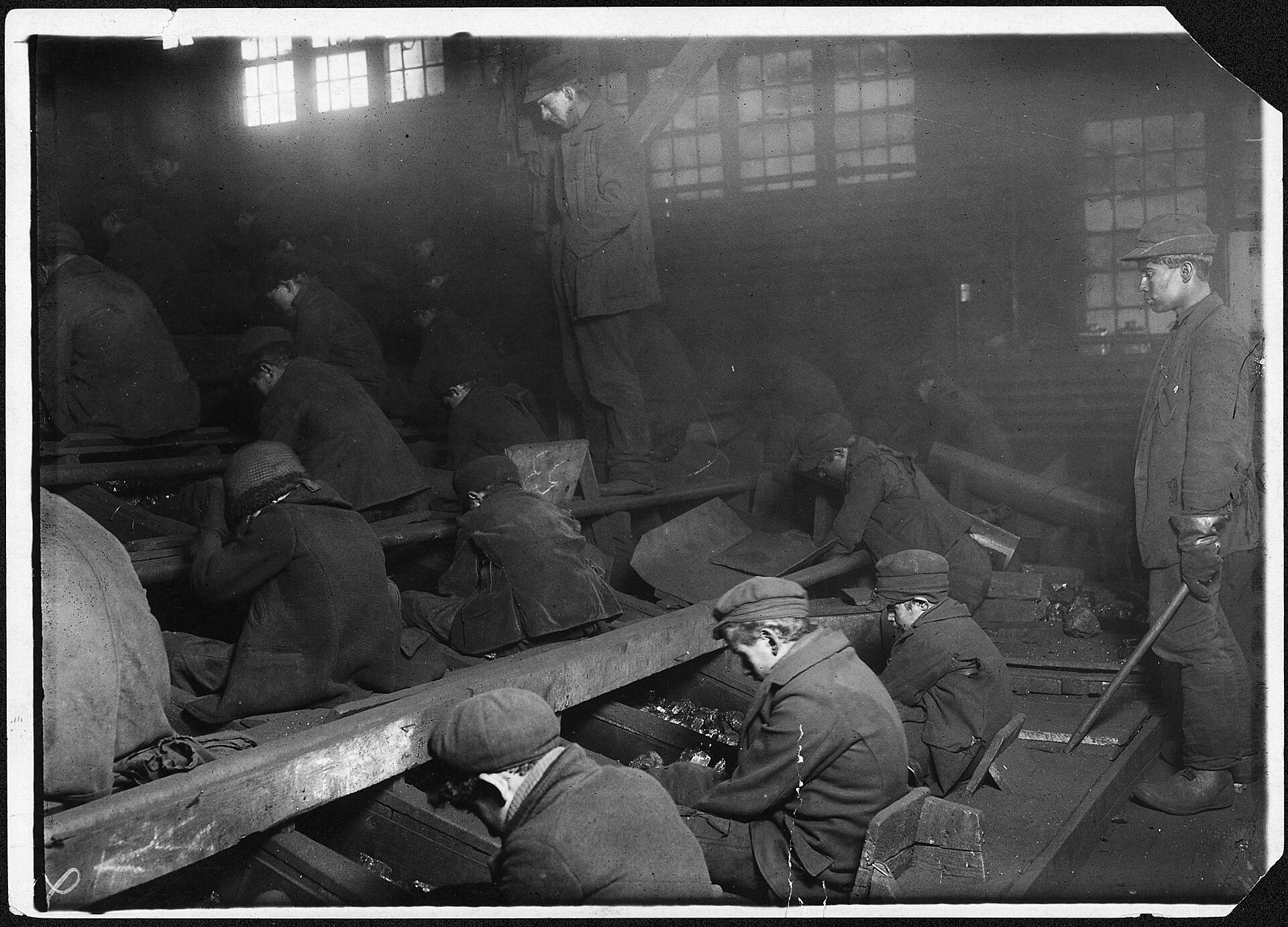 View of the Ewen Breaker of the Pennsylvania Coal Company