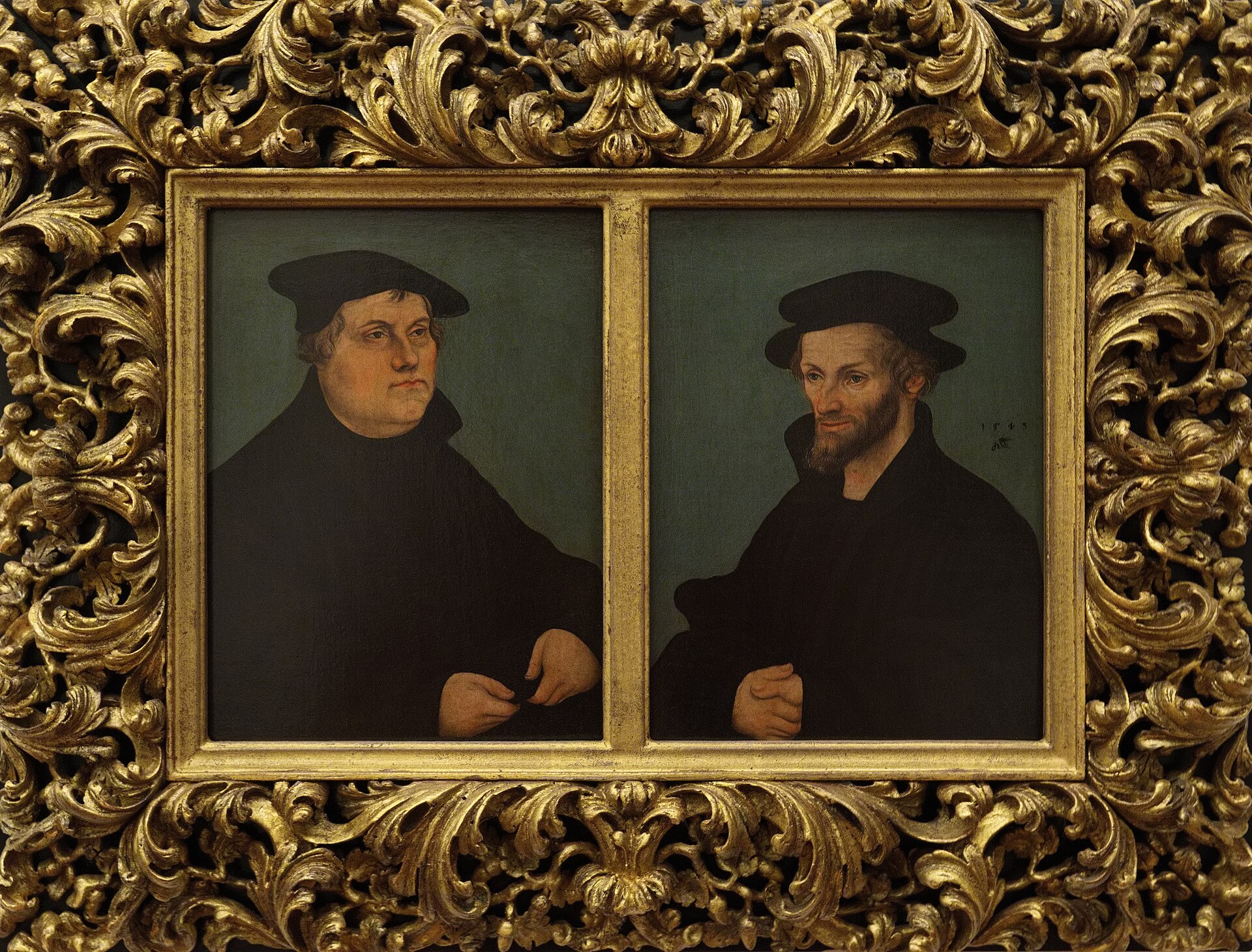 Portraits of Martin Luther and Philipp Melanchthon