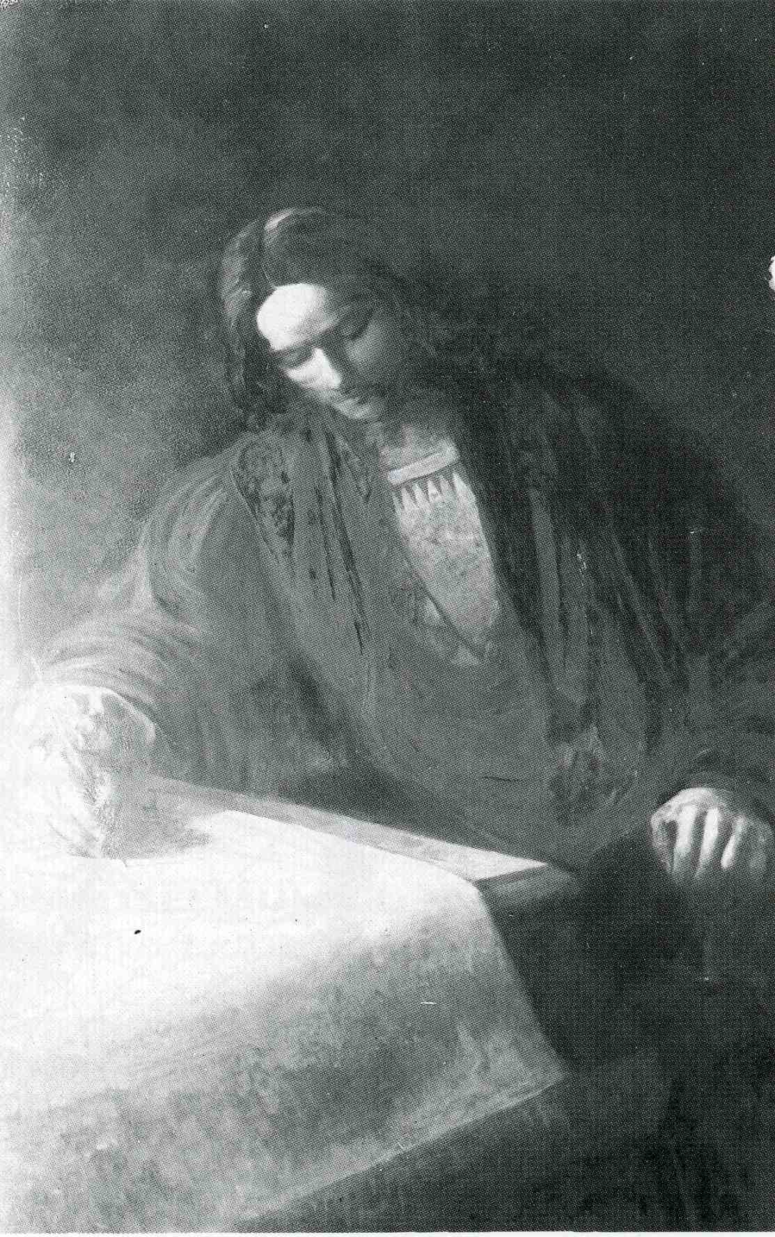 An imagined nineteenth-century portrait, not a likeness from life