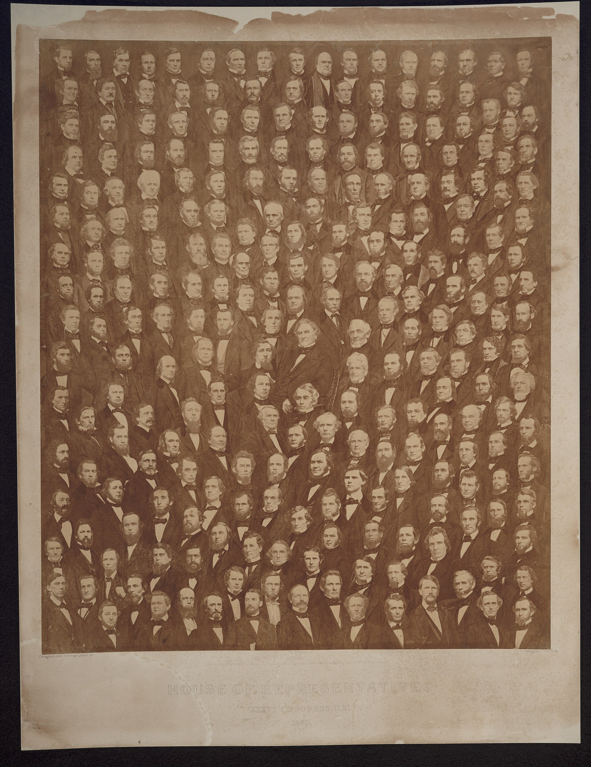 House of Representatives, XXXVI Congress, U.S., 1860