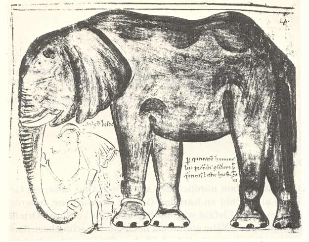 The elephant given by Louis IX to Henry III, Chronica Majora II